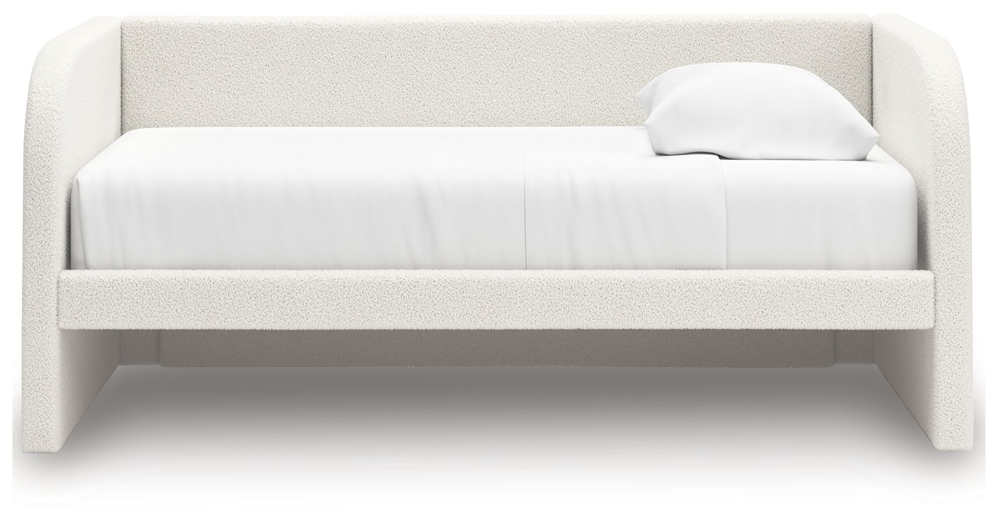 Ashley Furniture Arloster - Twin Upholstered Day Bed - Tan / White - Image 6