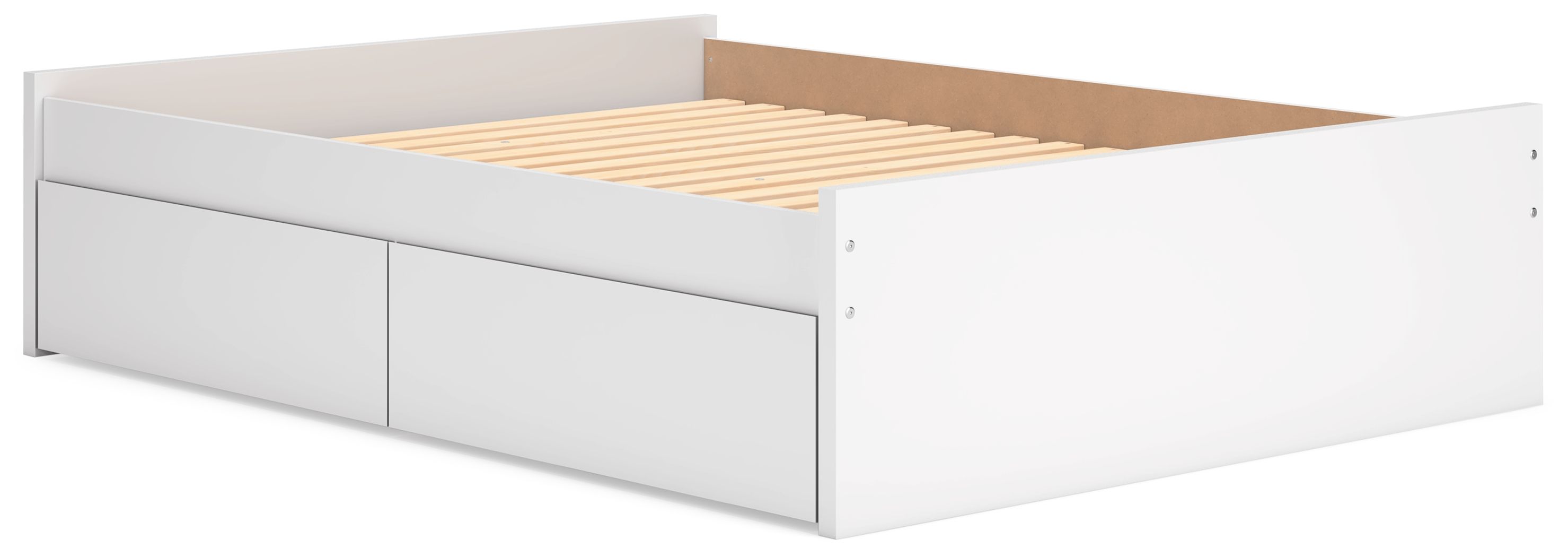 Onita - Queen Platform Bed With 2 Side Storage - White