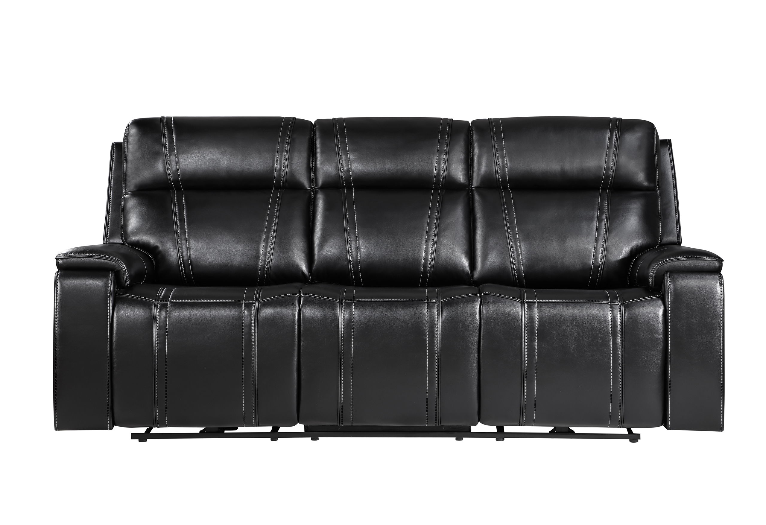 Power Reclining Sofa With Armrest Cupholder, DDT With Watch Charger