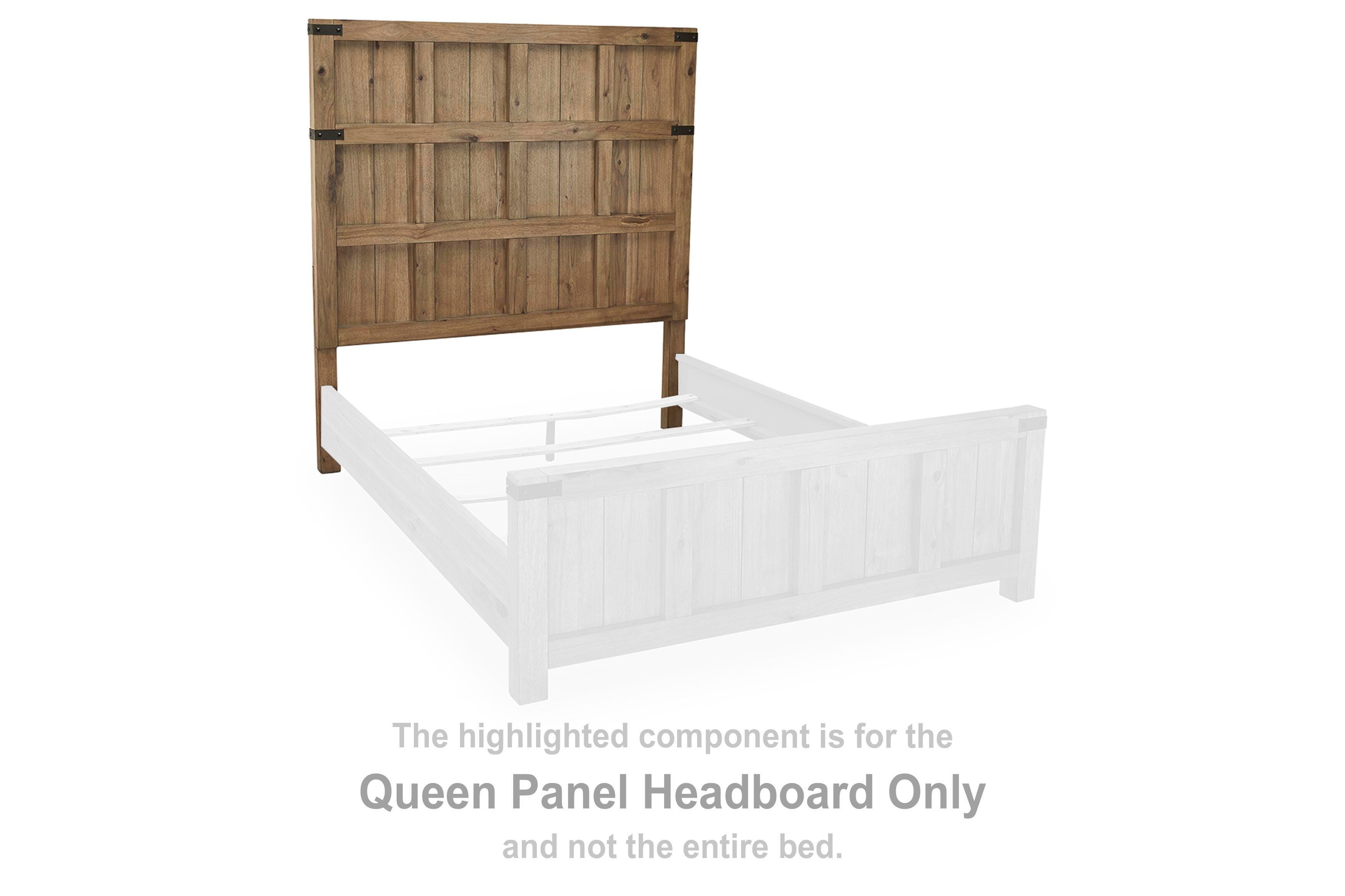 Ridgester – Queen Panel Headboard – Light Brown