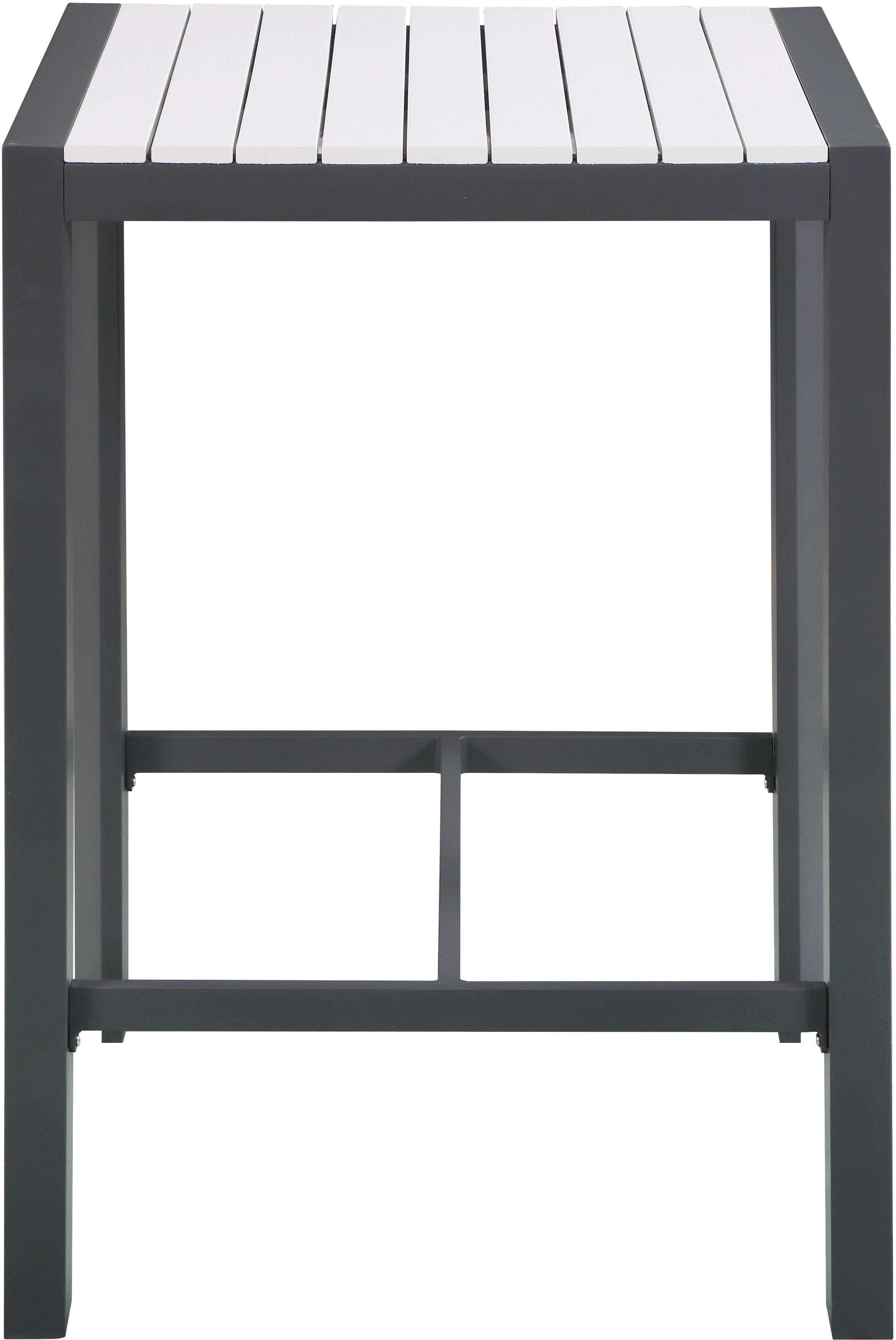 Nizuc - Outdoor Patio Square Bar Table - White