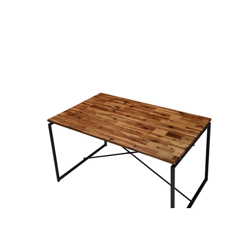 Jurgen - Dining Table - Oak & Black, black, view 5