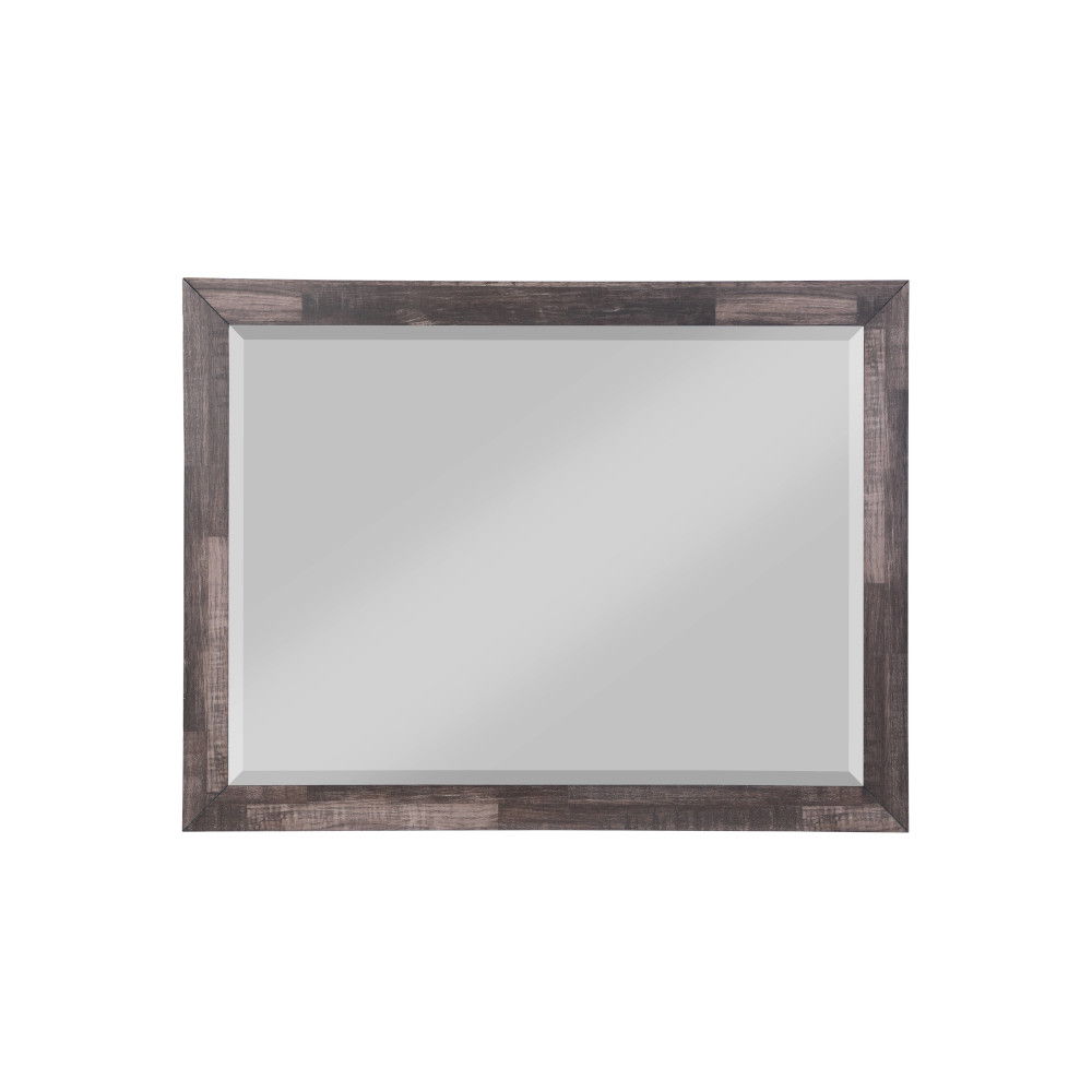 Juniper - Mirror - Dark Oak, dark brown, view 2