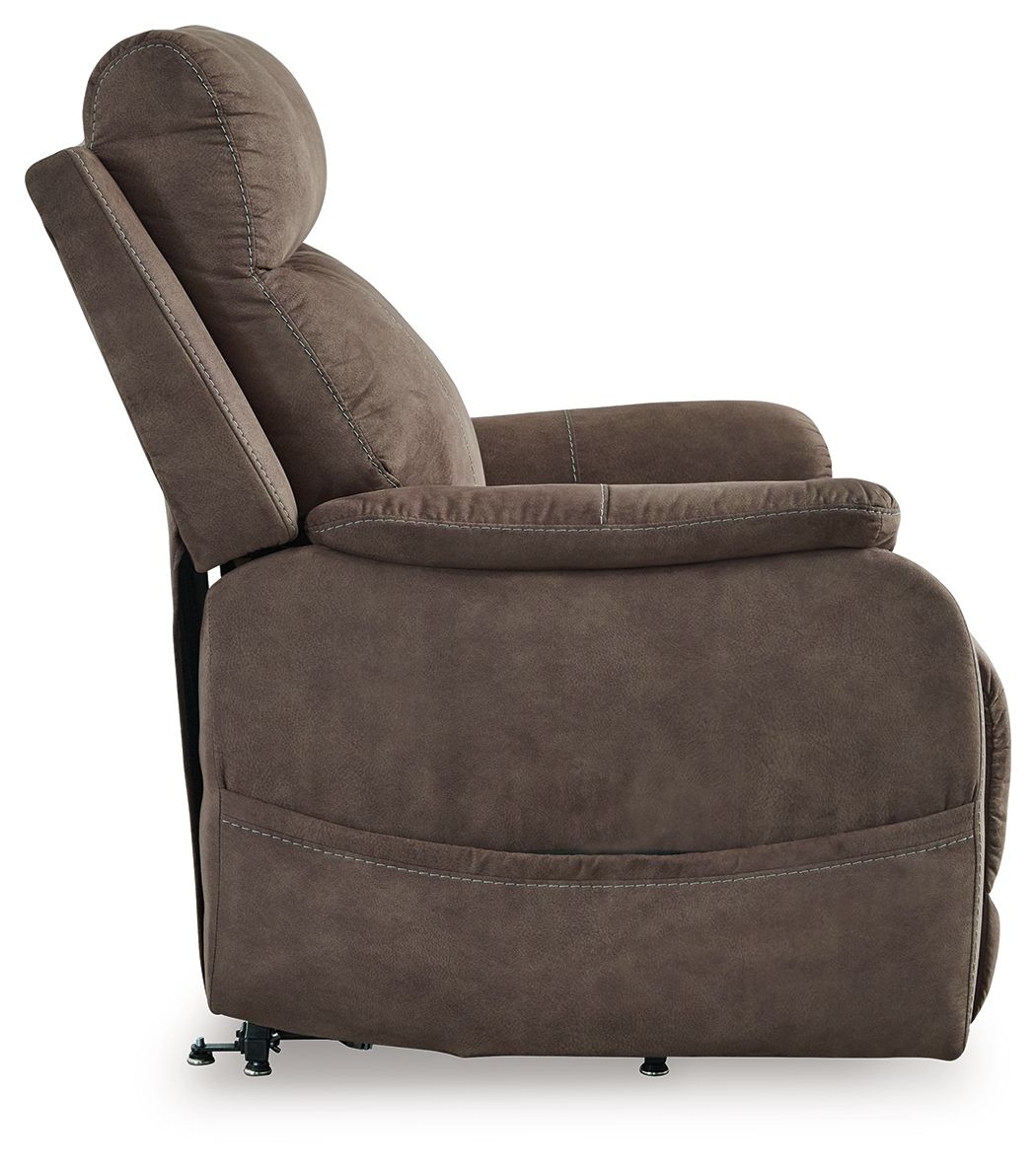 Ashley Furniture Crestmeade - Power Lift Recliner - Espresso - Image 6