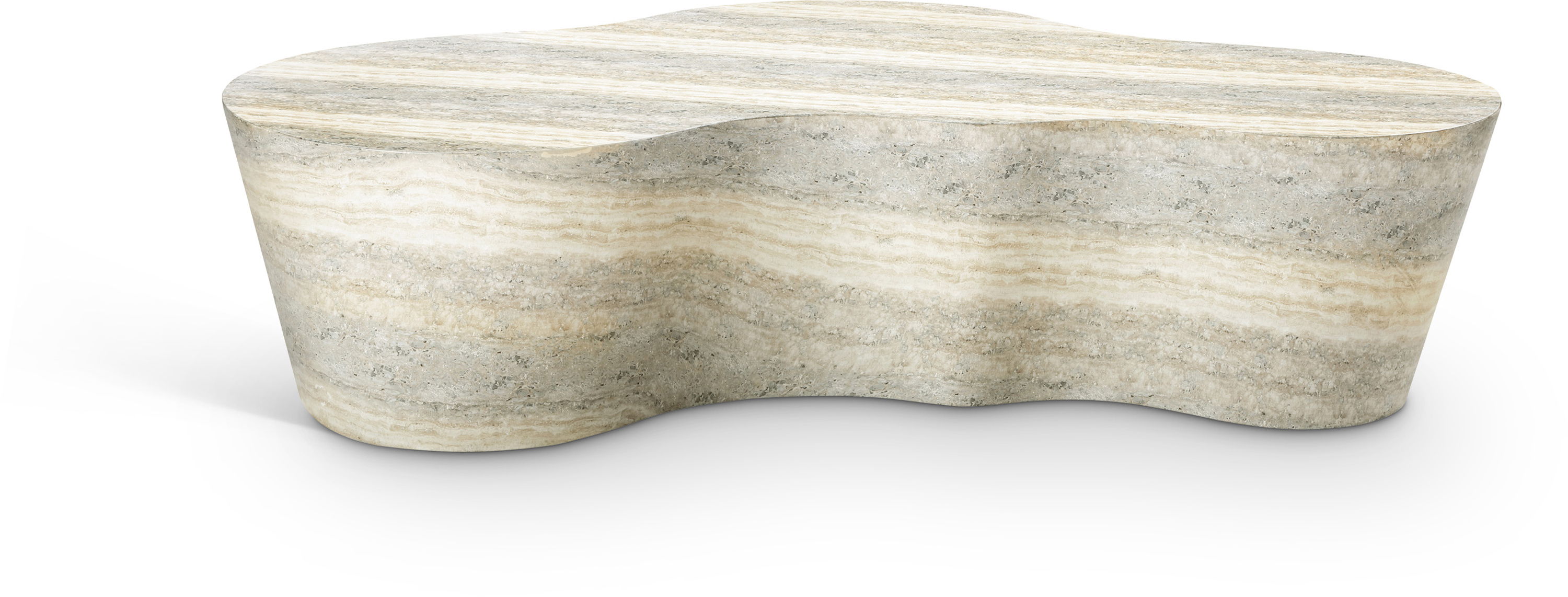 Monza - Concrete Coffee Table - Travertine