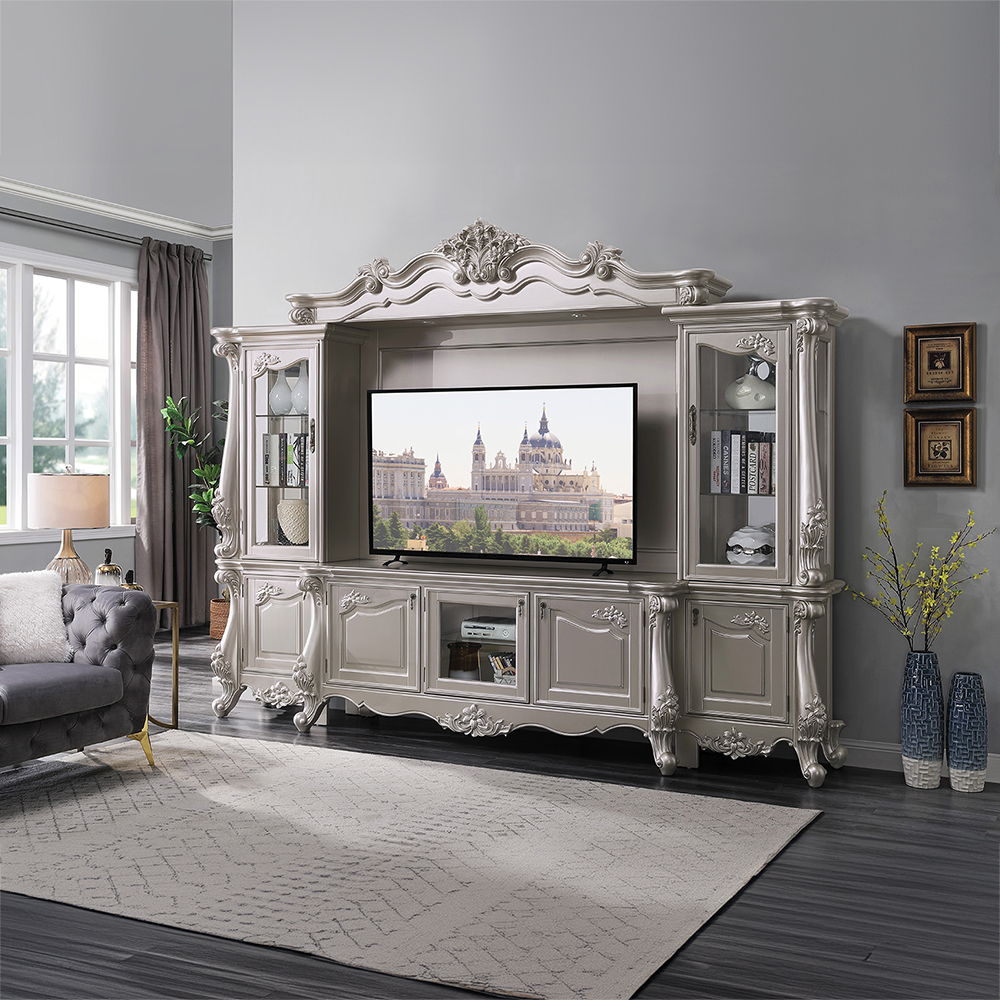 Bently - Entertainment Center - Champagne, beige, view 4