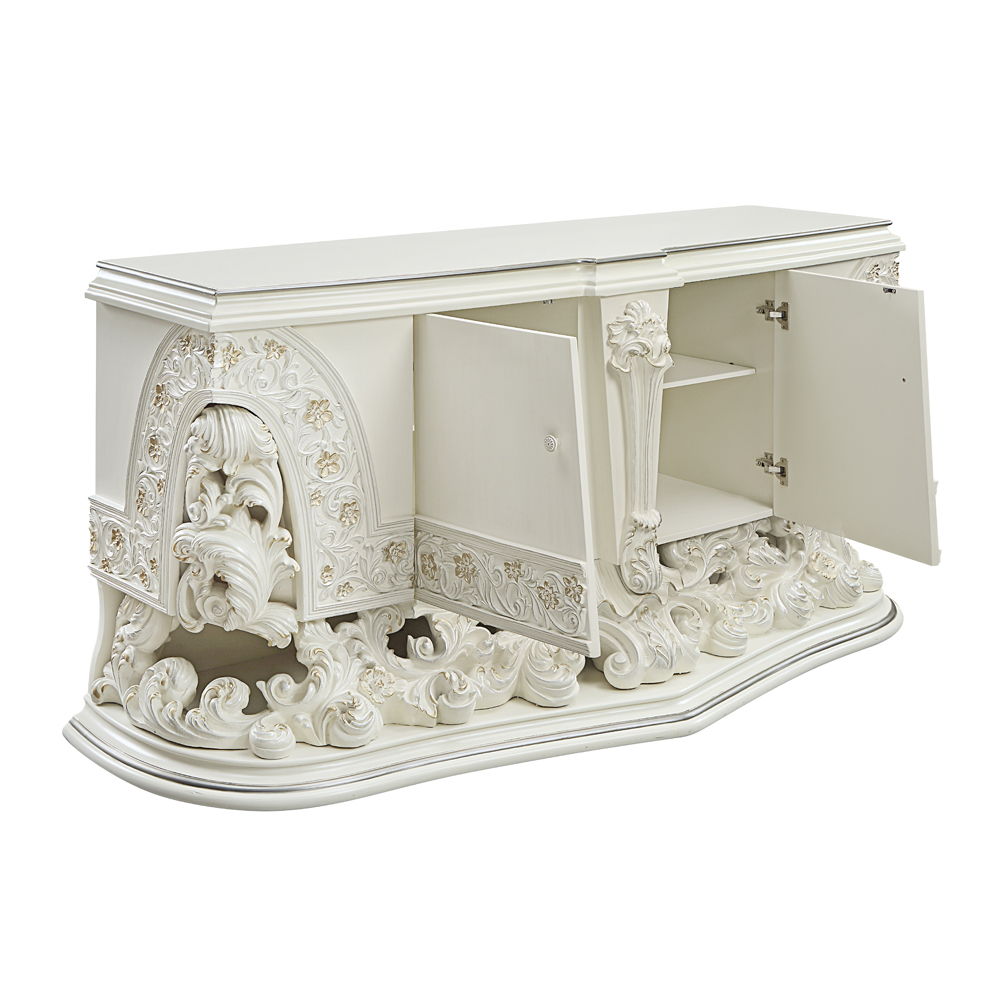 Adara - Dresser - Antique White, beige, view 3