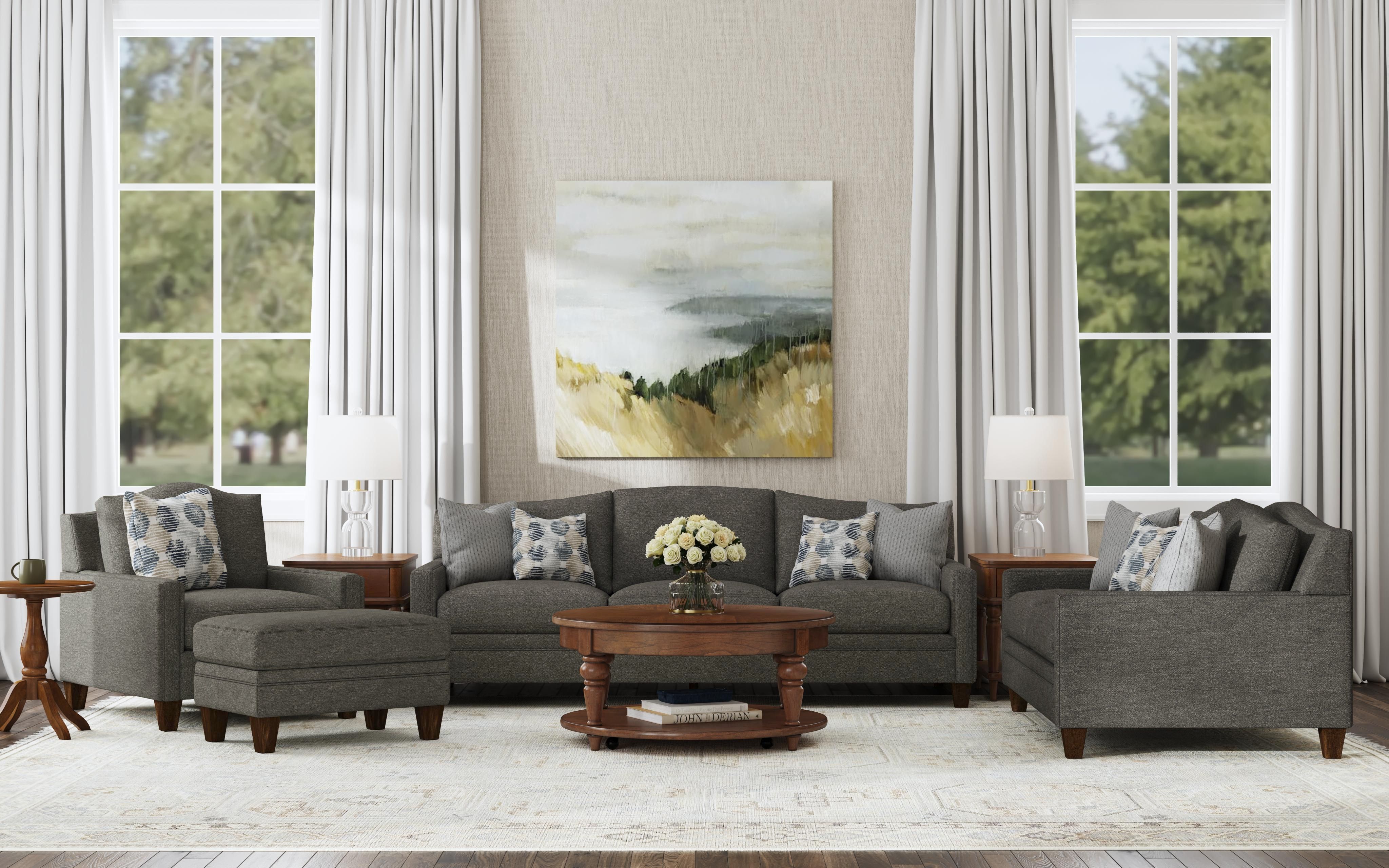 Lottie - Fabric Chair, dark gray, view 4