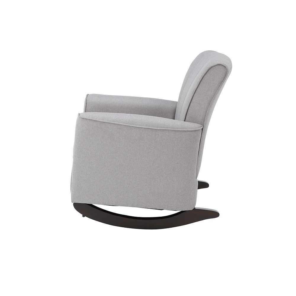 Denzell - Rocking Chair - Light Gray Linen, gray, view 8