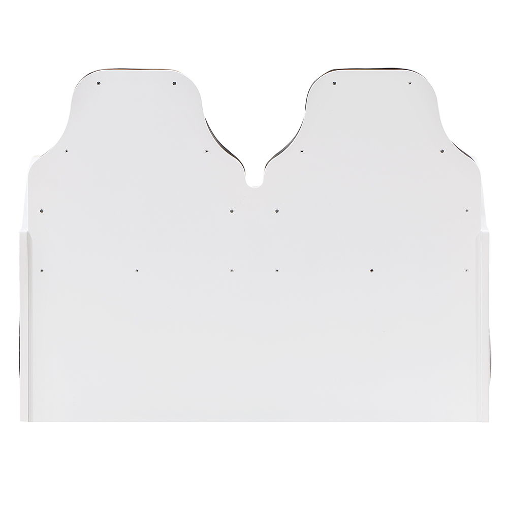 Colen - Twin Car Bed - White, white, view 4