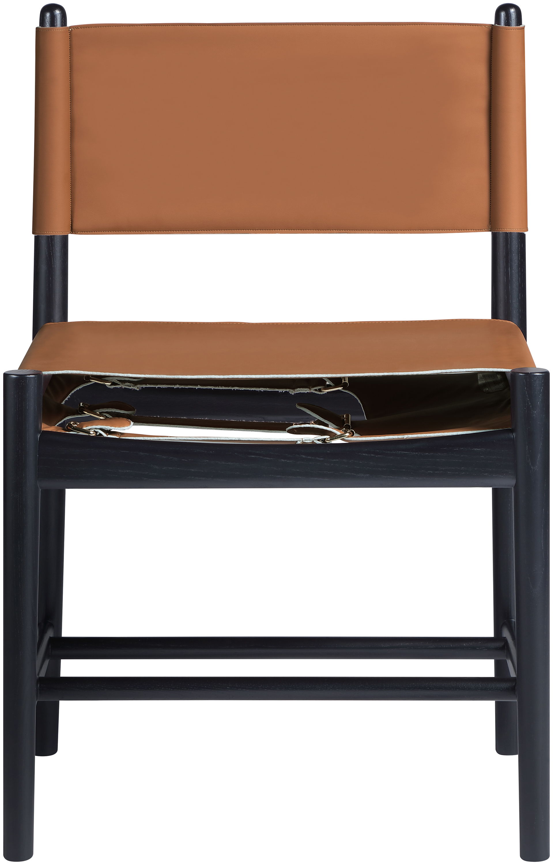 Rawlins - Vegan Leather Dining Chair (Set of 2) - Cognac