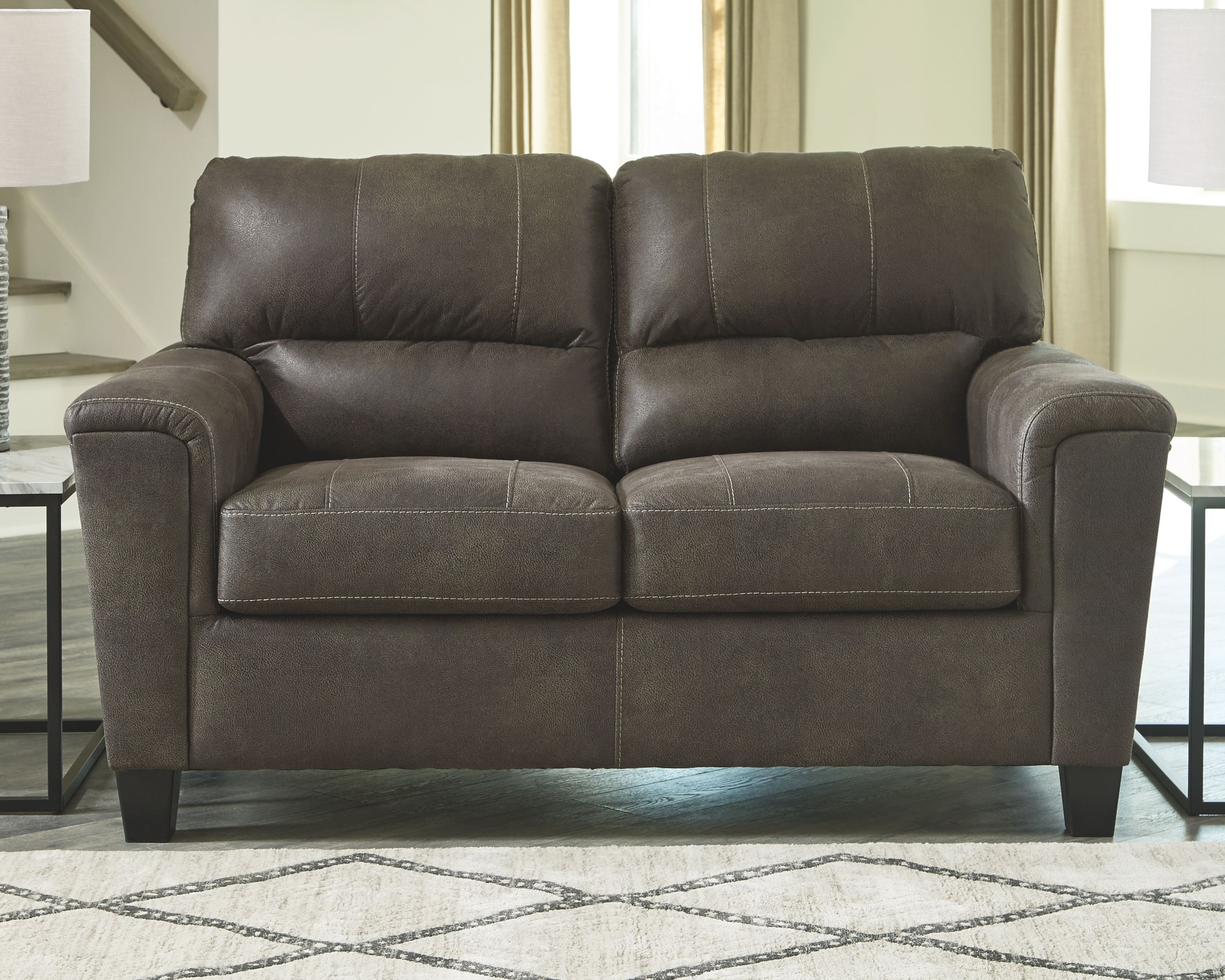 Ashley Furniture Navi - 2 Pc. - Sofa, Loveseat - Smoke - Image 3