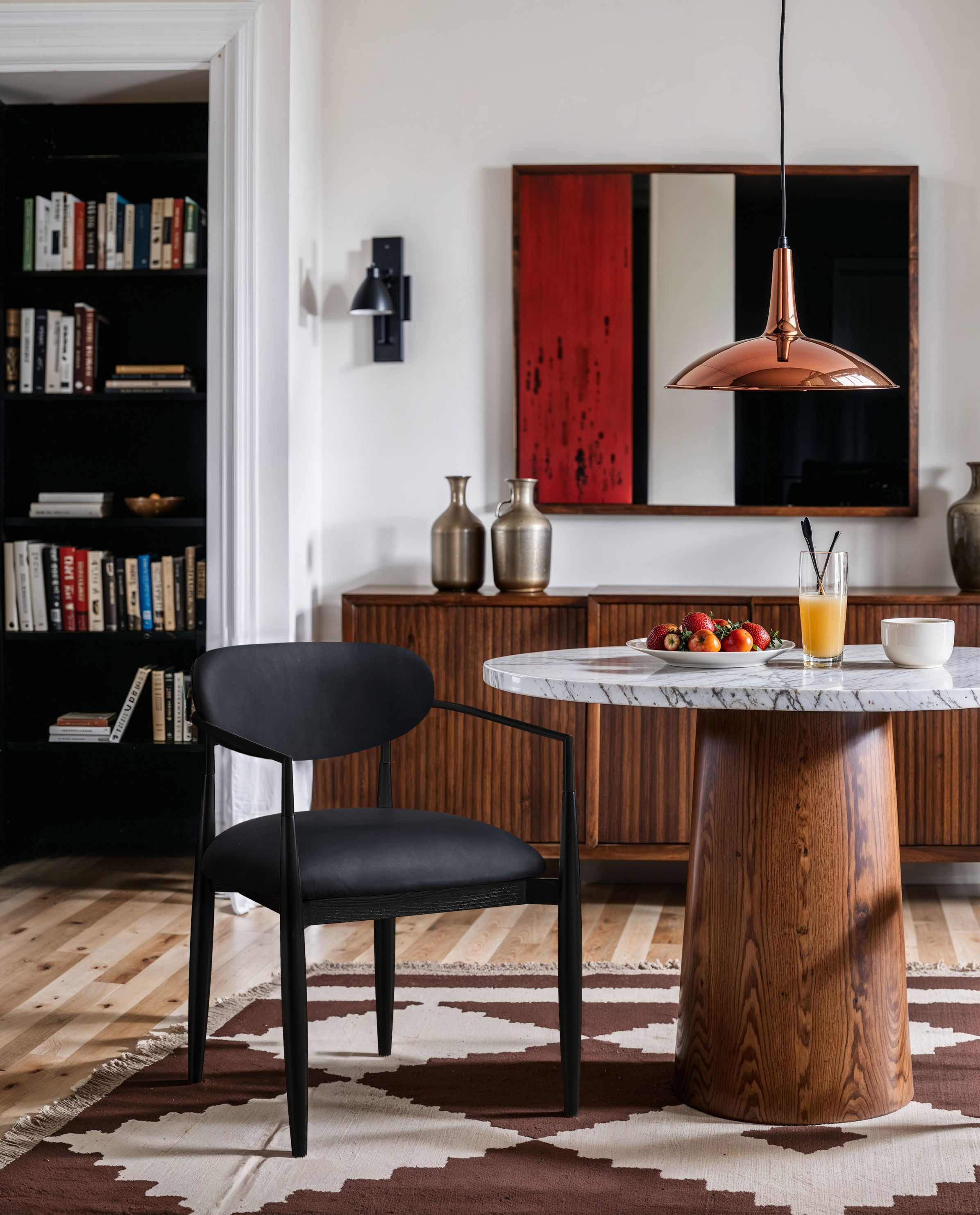 Riccio - Upholstered Dining Arm Chair (Set of 2) - Black