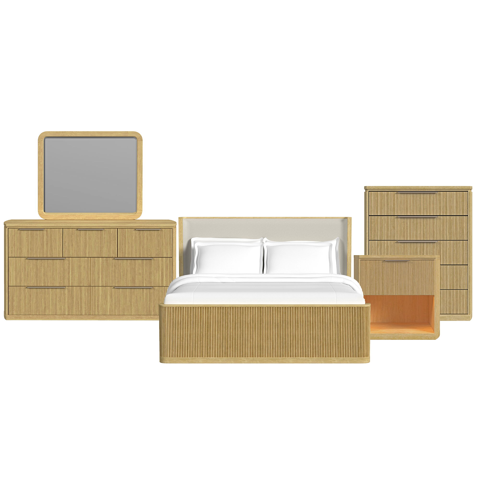 King · 5 Pc · Bedroom Set
