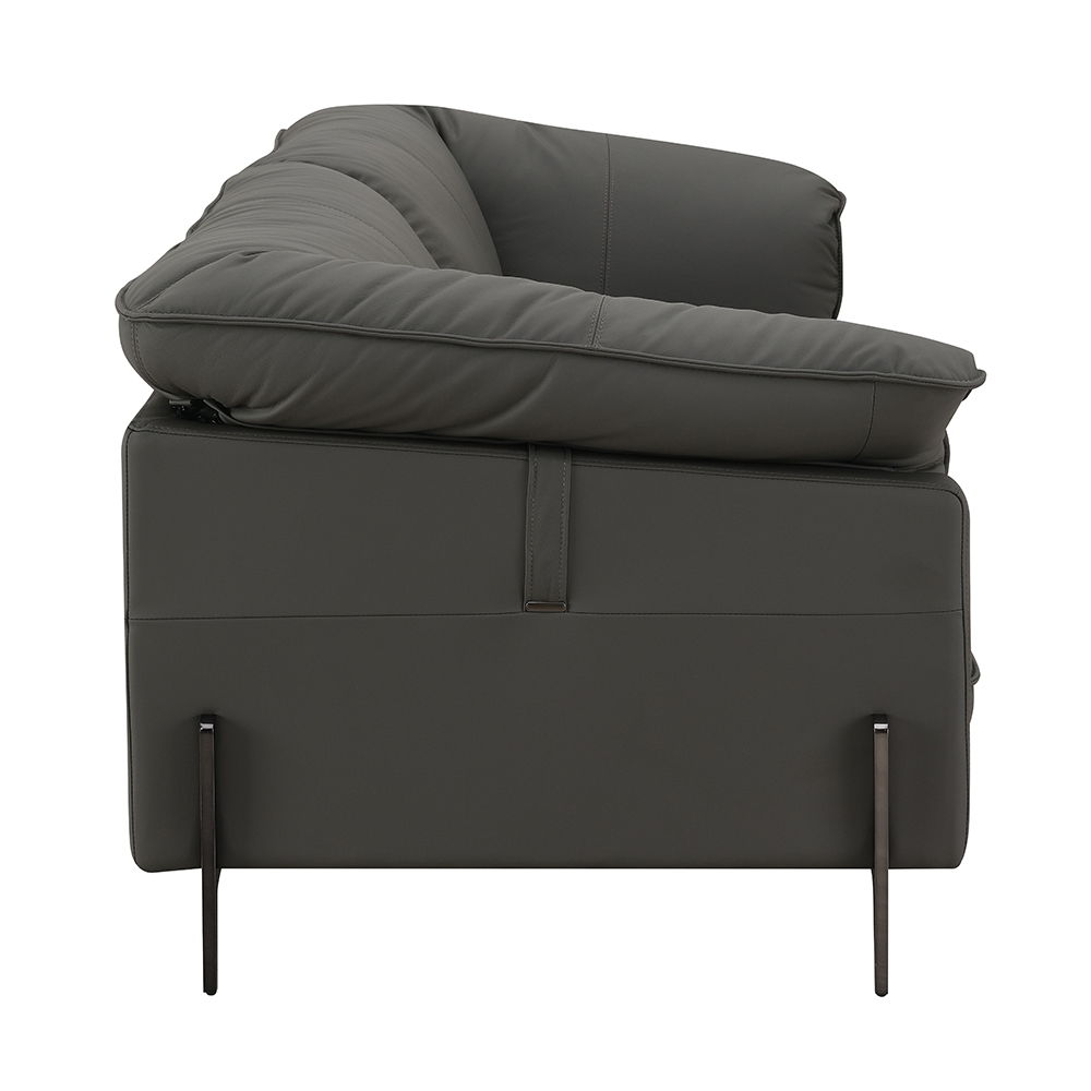Tadi - Sofa - Black Top Grain Leather, black, view 2