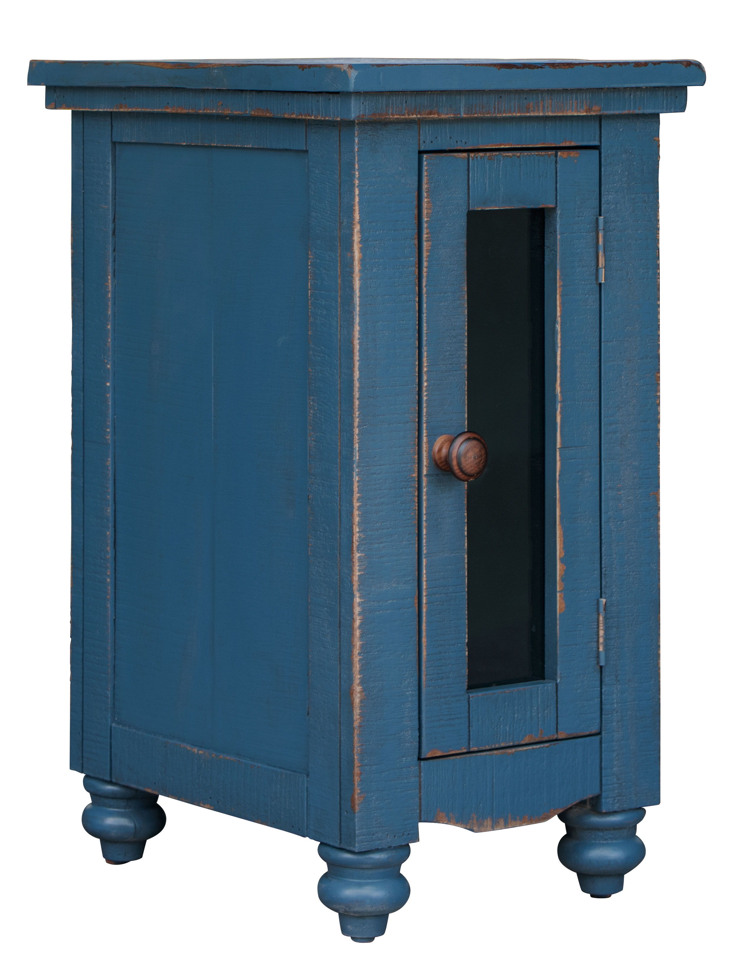 International Furniture Direct Aruba - Chairside Table - Dark Blue