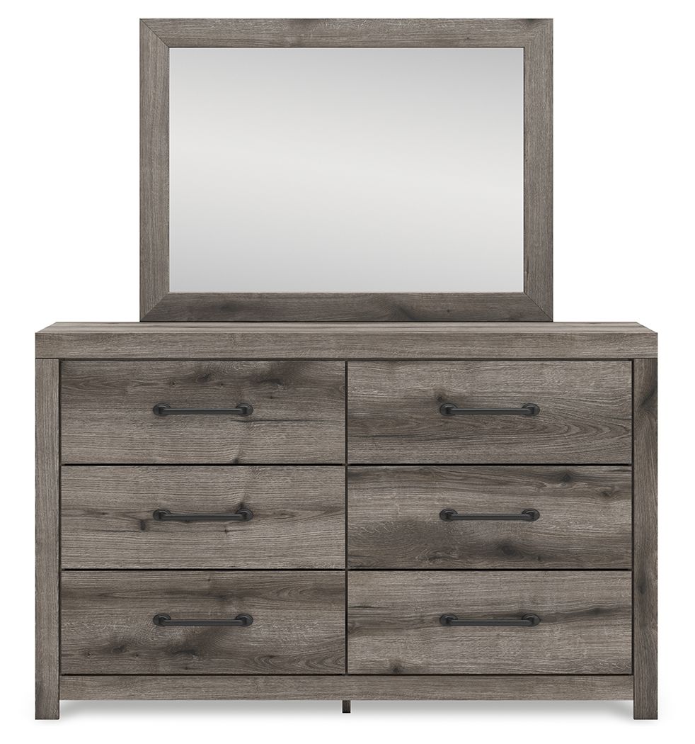 Ashley Furniture Graystorm - Dresser And Mirror - Brown Gray - Image 5