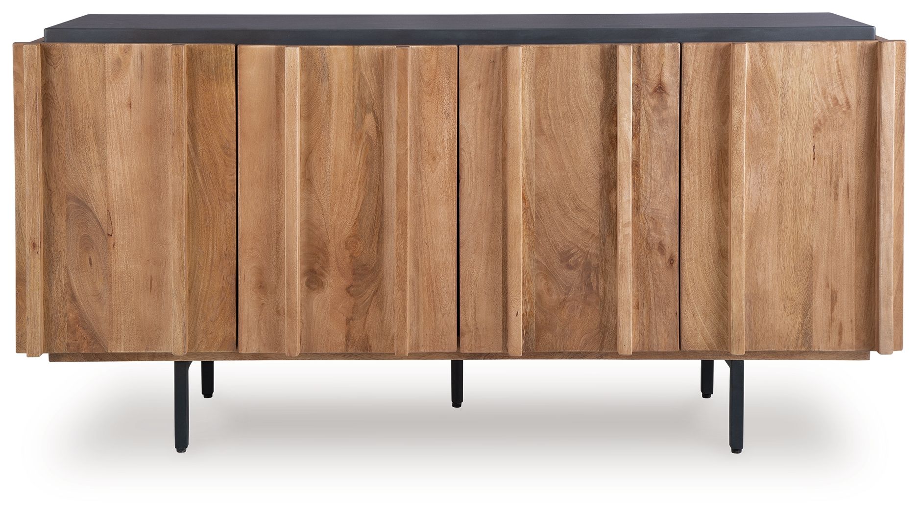 Ashley Furniture Quintavious - Accent Cabinet - Brown / Charcoal - Image 4