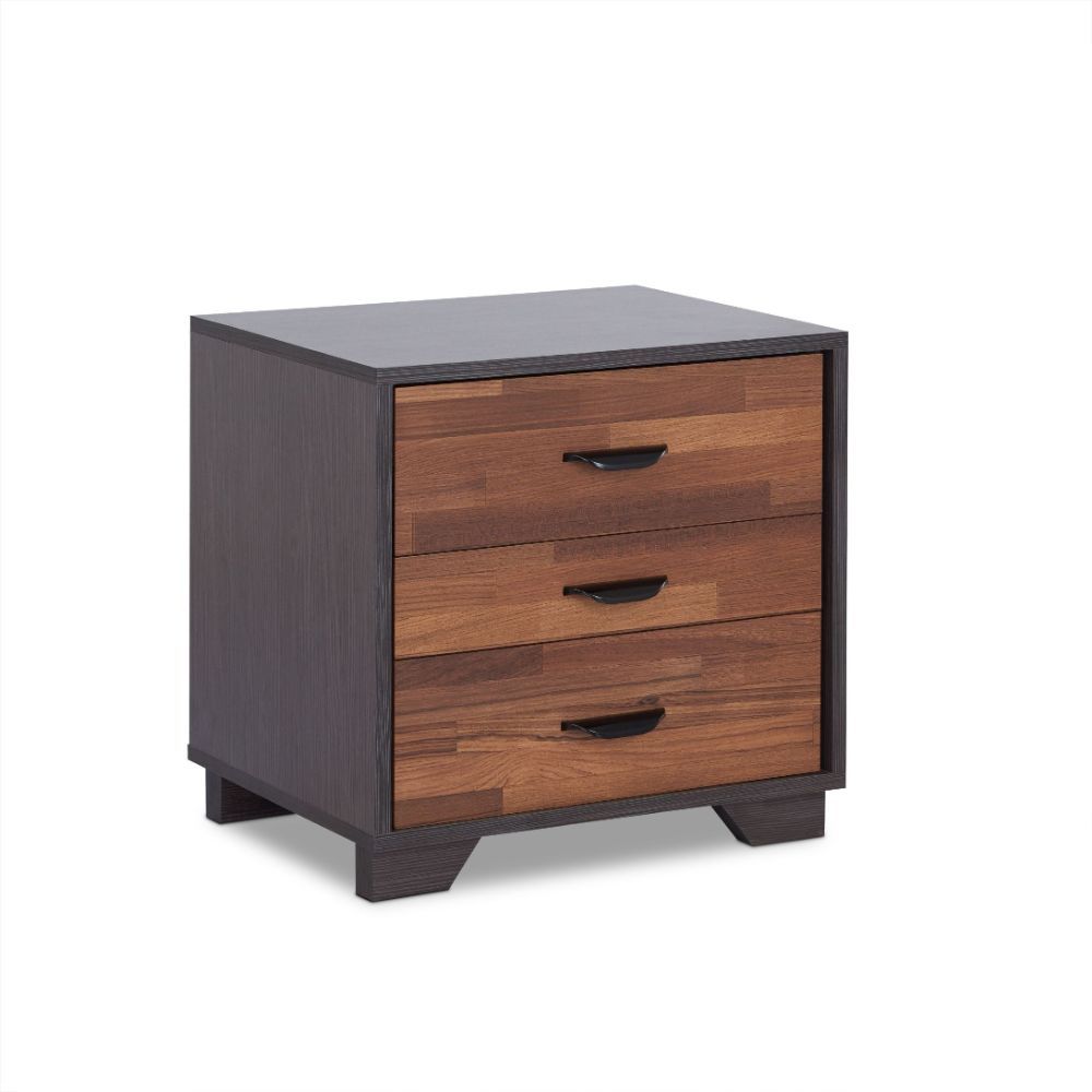Eloy - Accent Table - Walnut & Espresso, dark brown, view 2