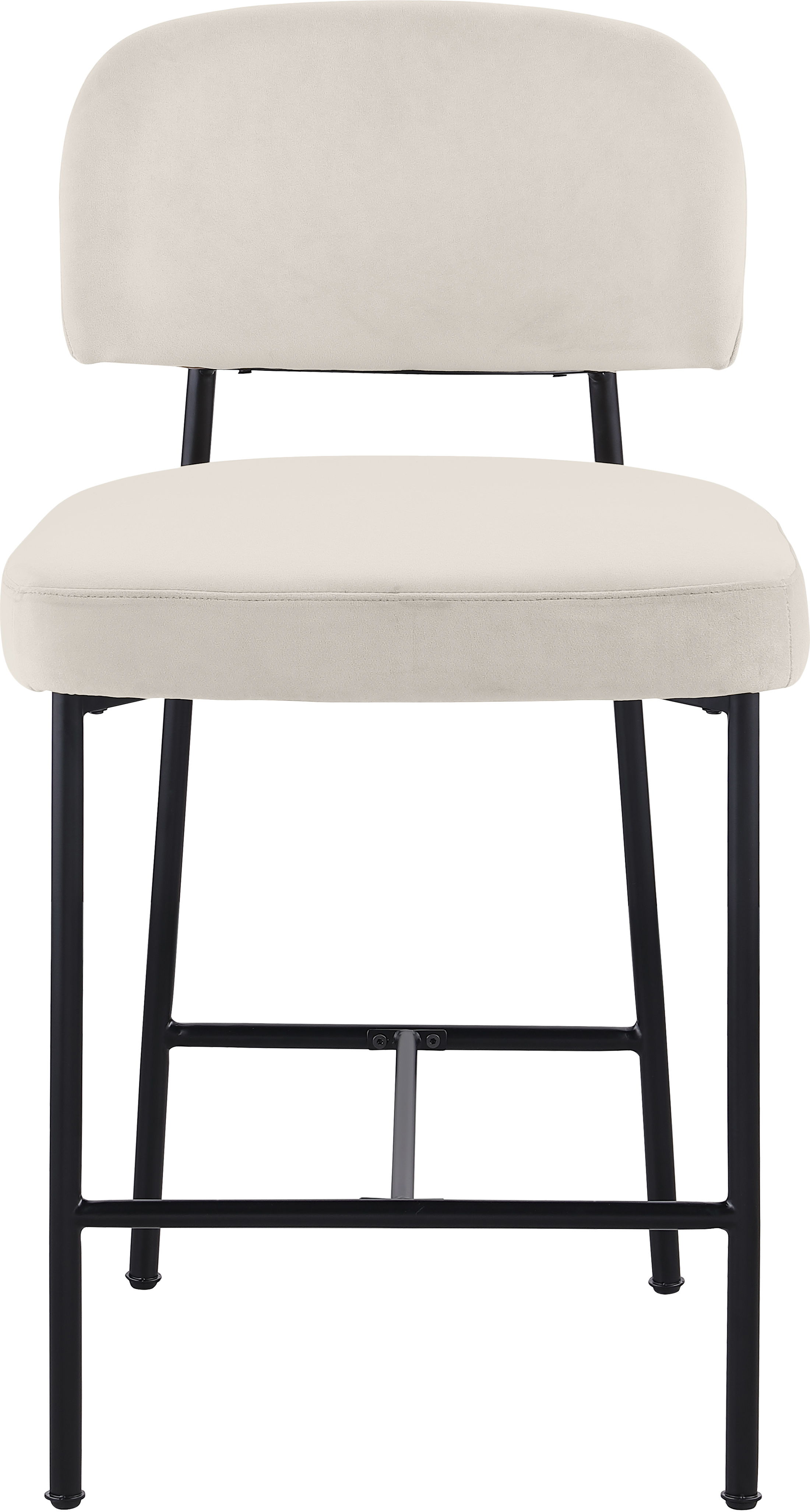 Zarelle - Performance Fabric Upholstered Counter Stool (Set of 2) - Cream