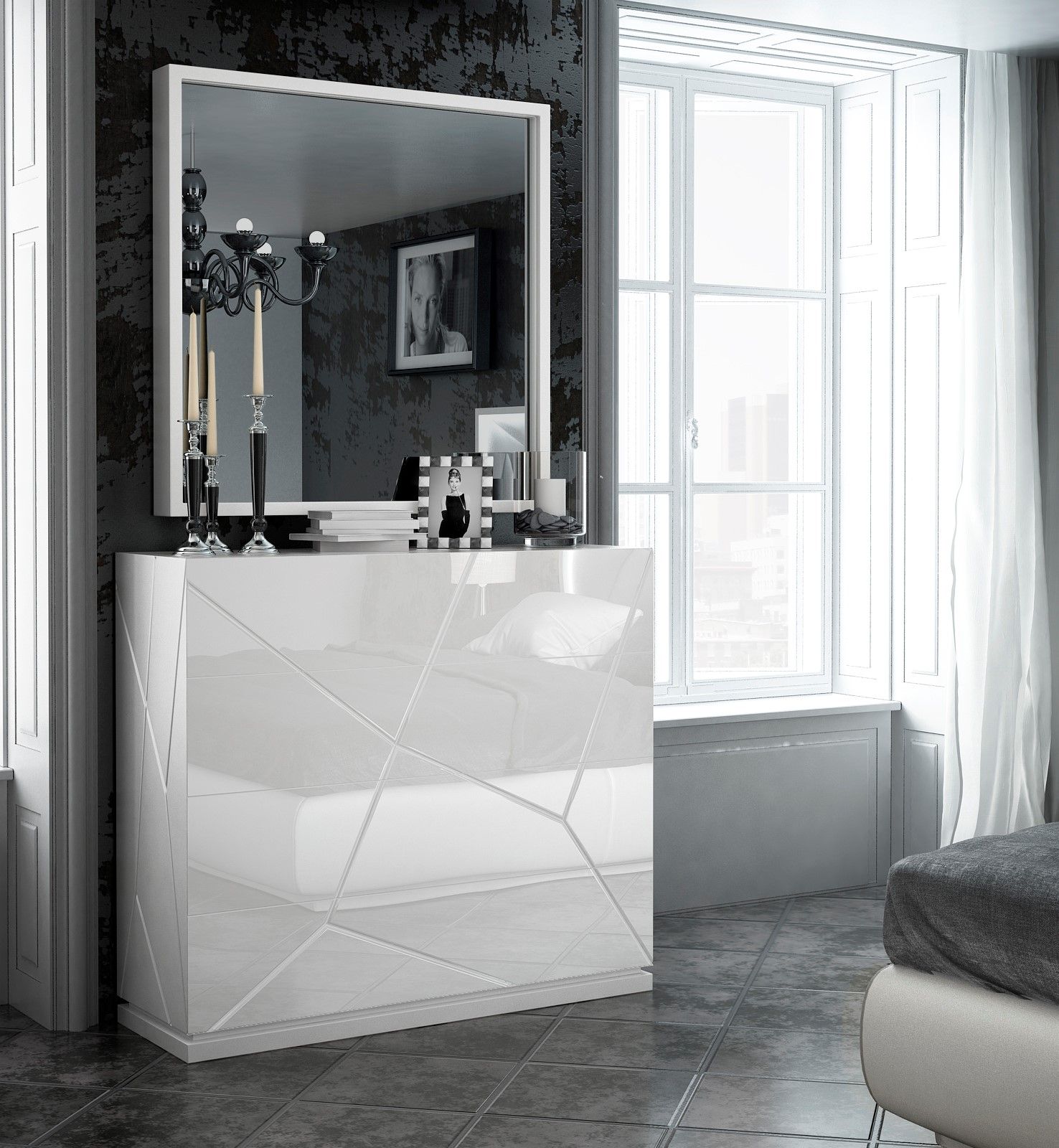Kiu - Single Dresser - White