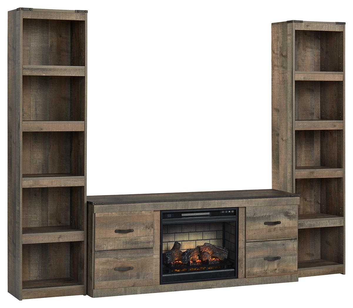 3 Pc · Entertainment Center With Electric Fireplace