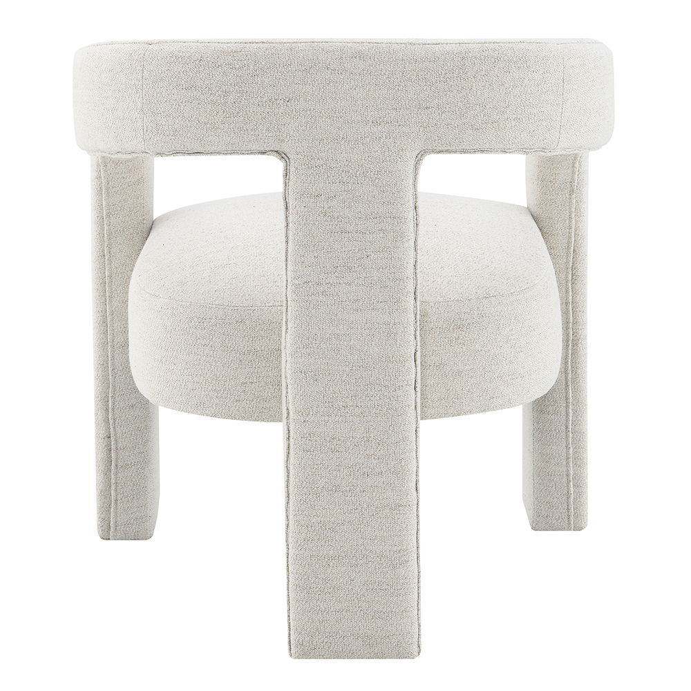 Lomas - Side Chair (Set of 2) - Beige Boucle, white, view 4