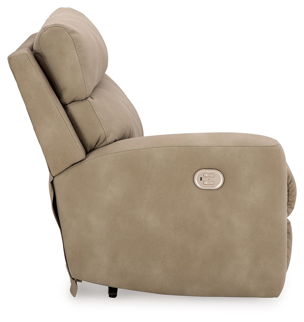 Ashley Furniture Next-Gen Durapella - 4-Piece Power Reclining Sectional With 2 Power Armless Recliners - Sand - Image 5