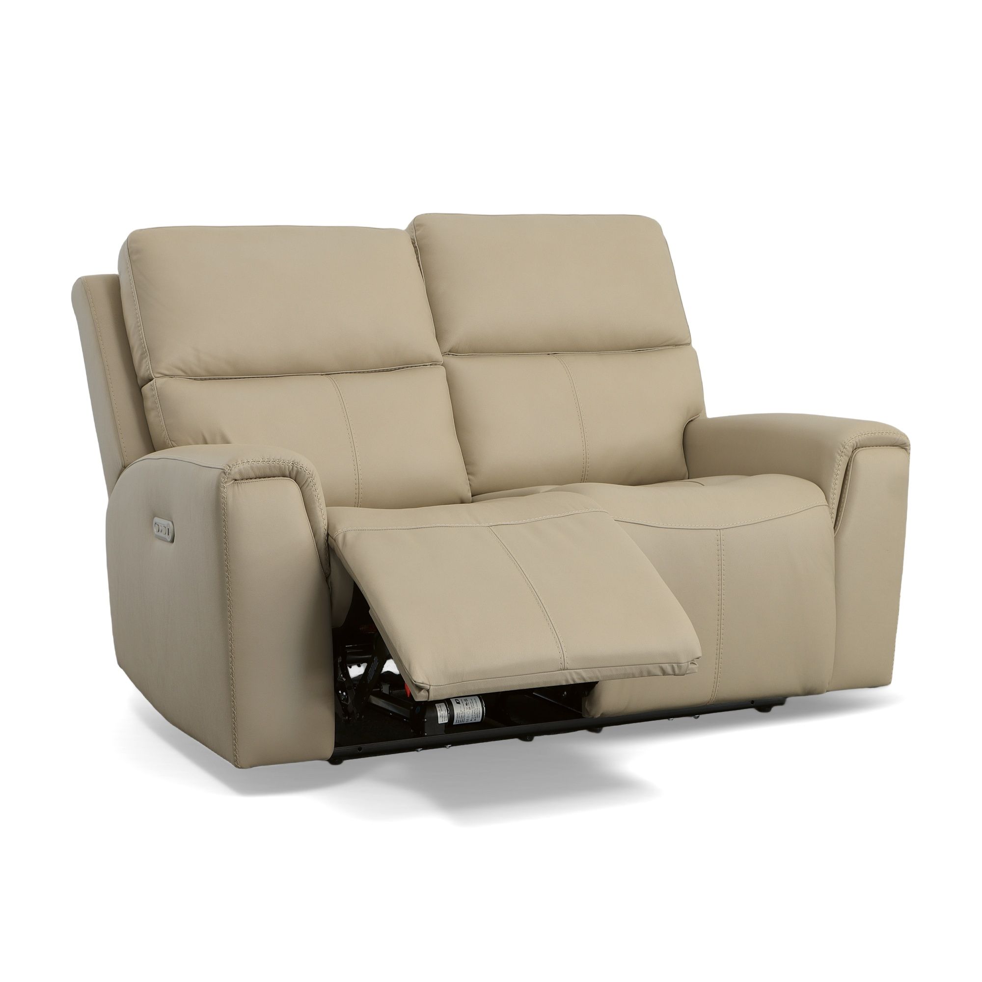 Jarvis - Power Reclining Loveseat With Power Headrests - Parchment, beige, view 3