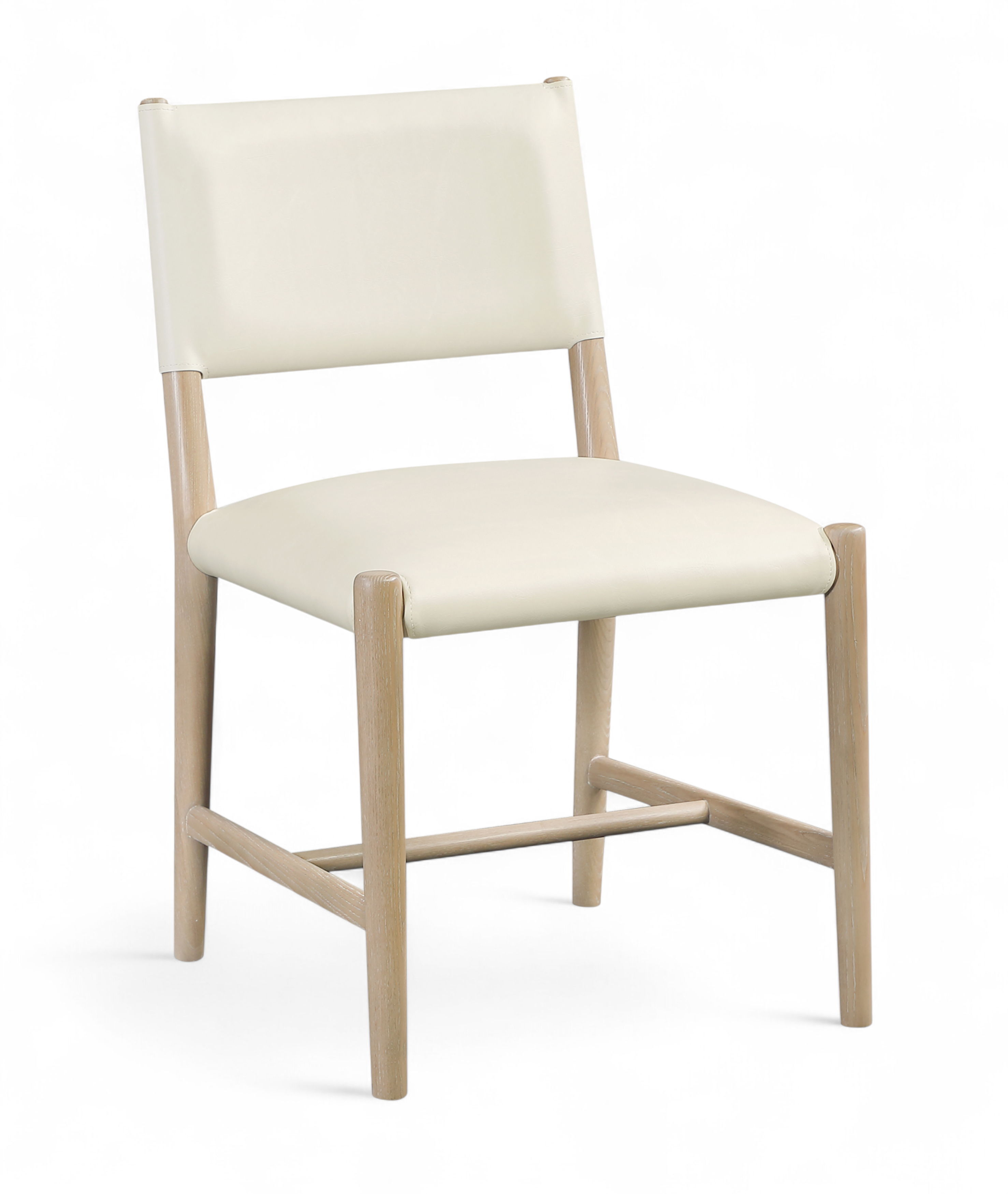 Andie - Vegan Leather Upholstered Dining Chair (Set of 2) - Cream