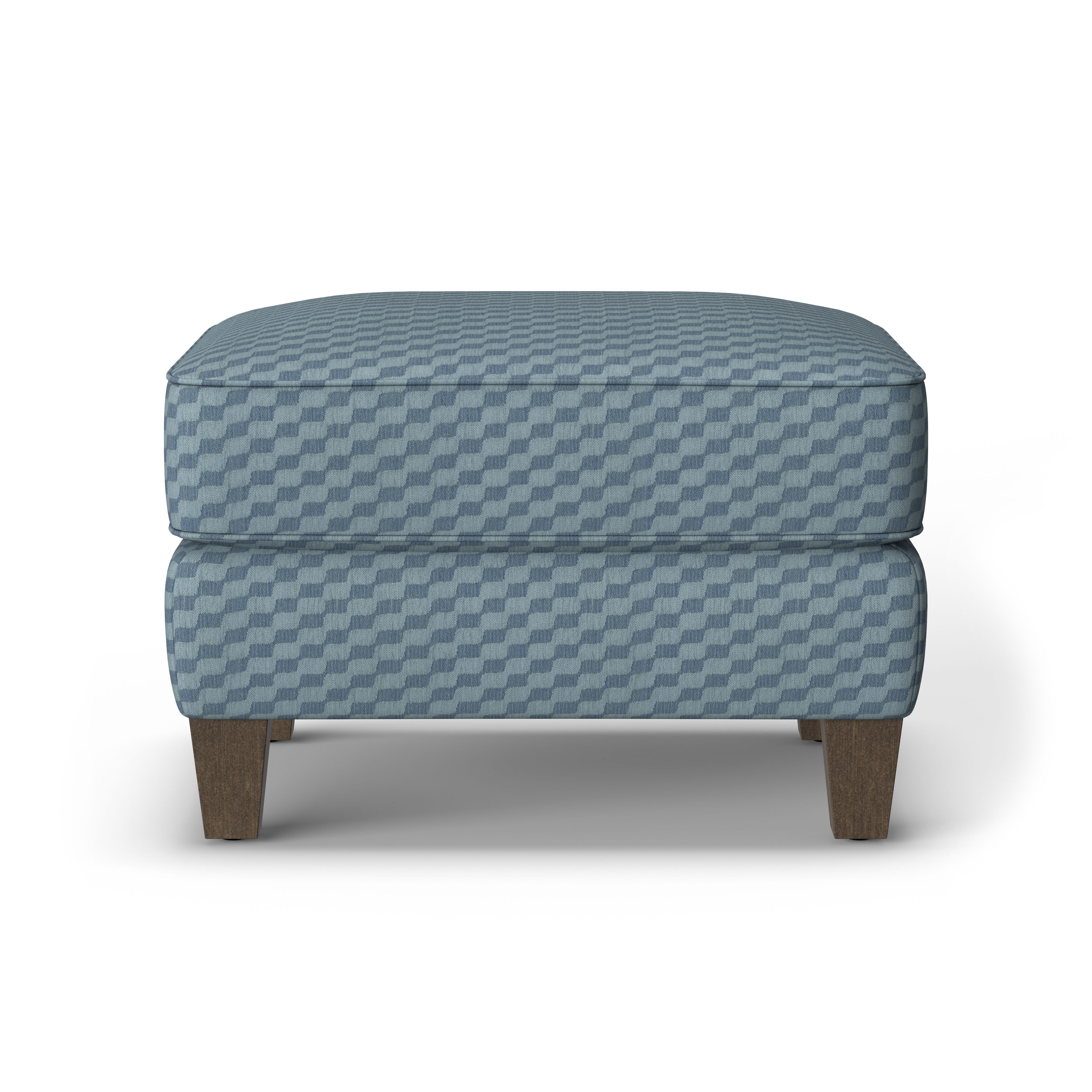 Finley - Fabric Ottoman, light gray, view 6