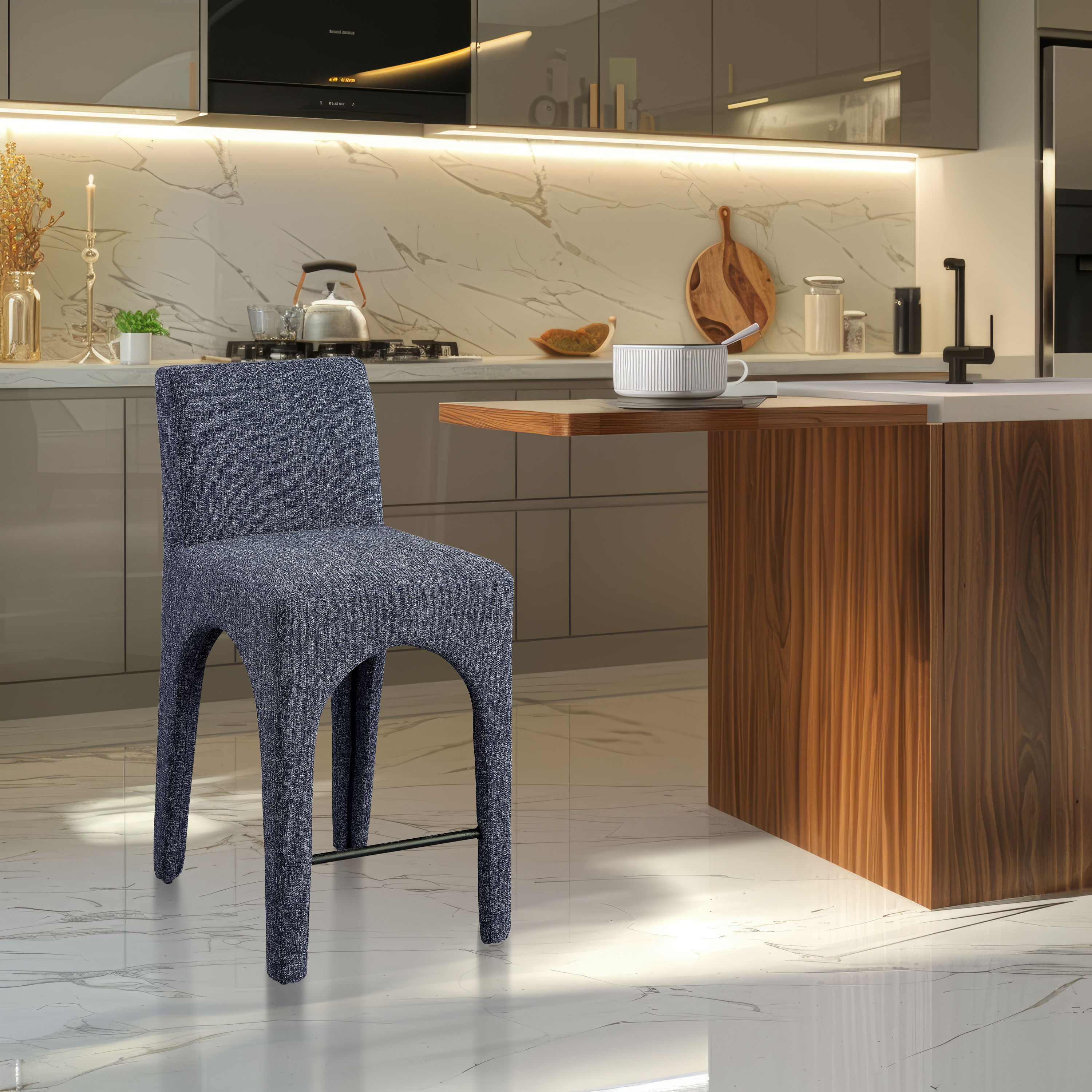 Gramercy - Stool - Blue