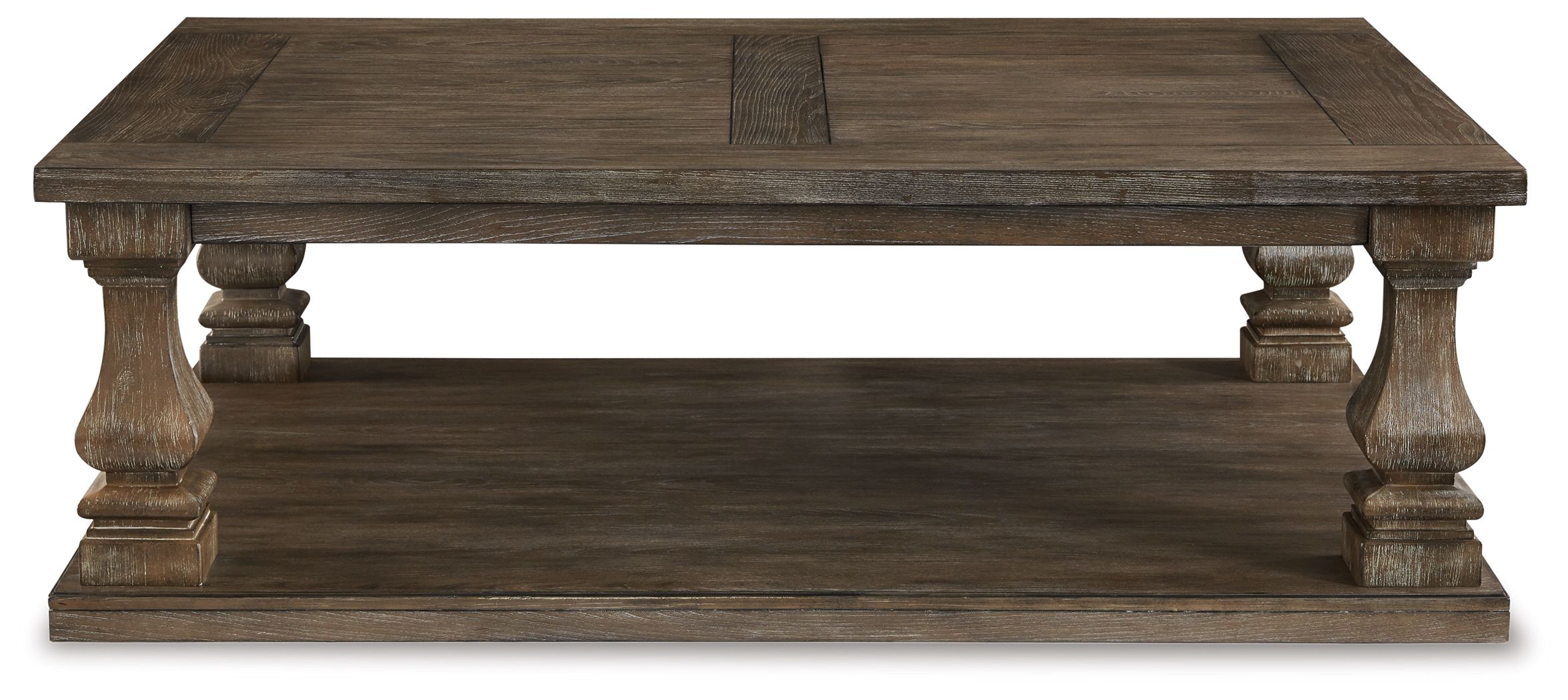 Ashley Furniture Johnelle - Rectangular Cocktail Table - Gray - Image 3