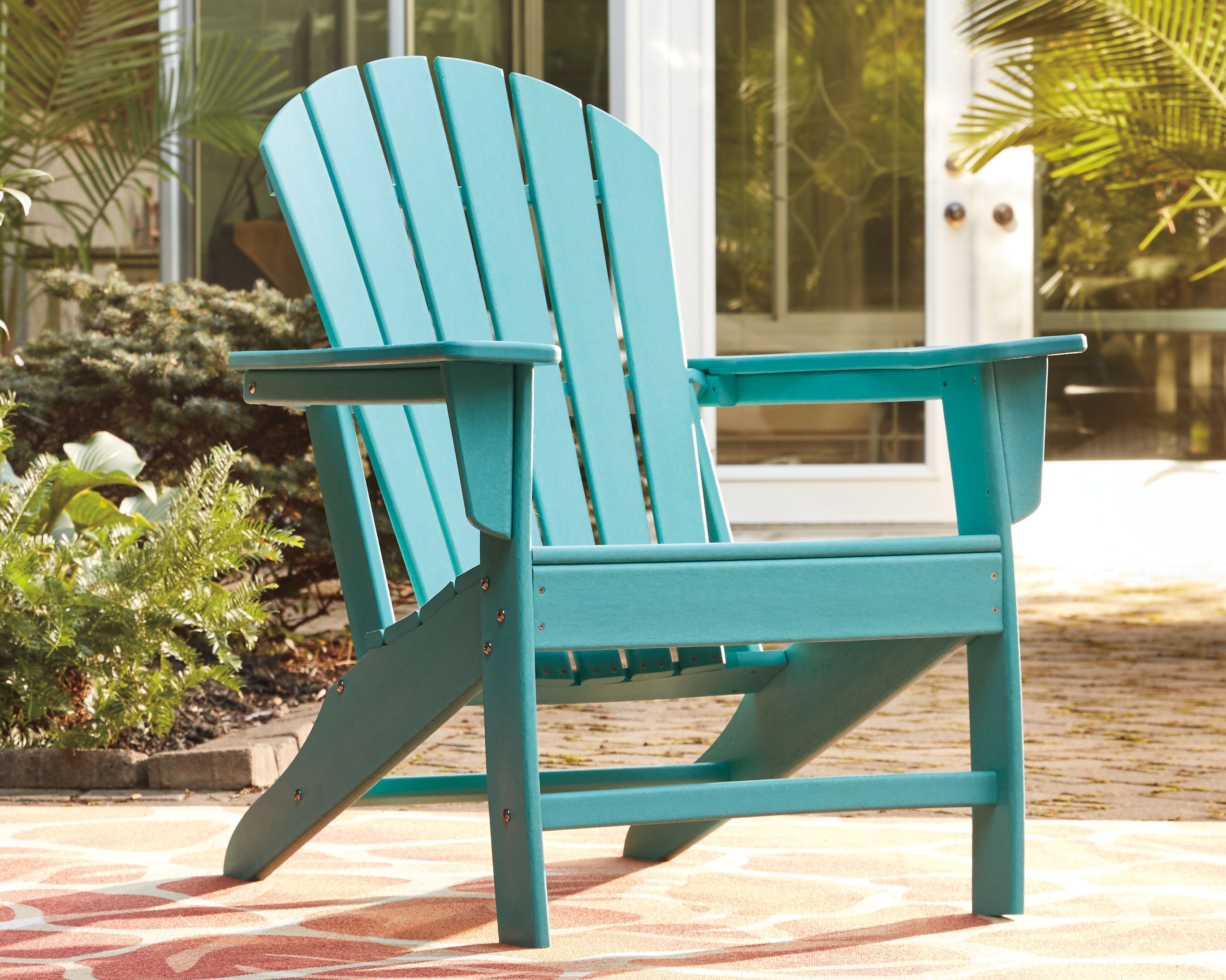 Ashley Furniture Sundown Treasure - Adirondack Chair - Turquoise - Image 2