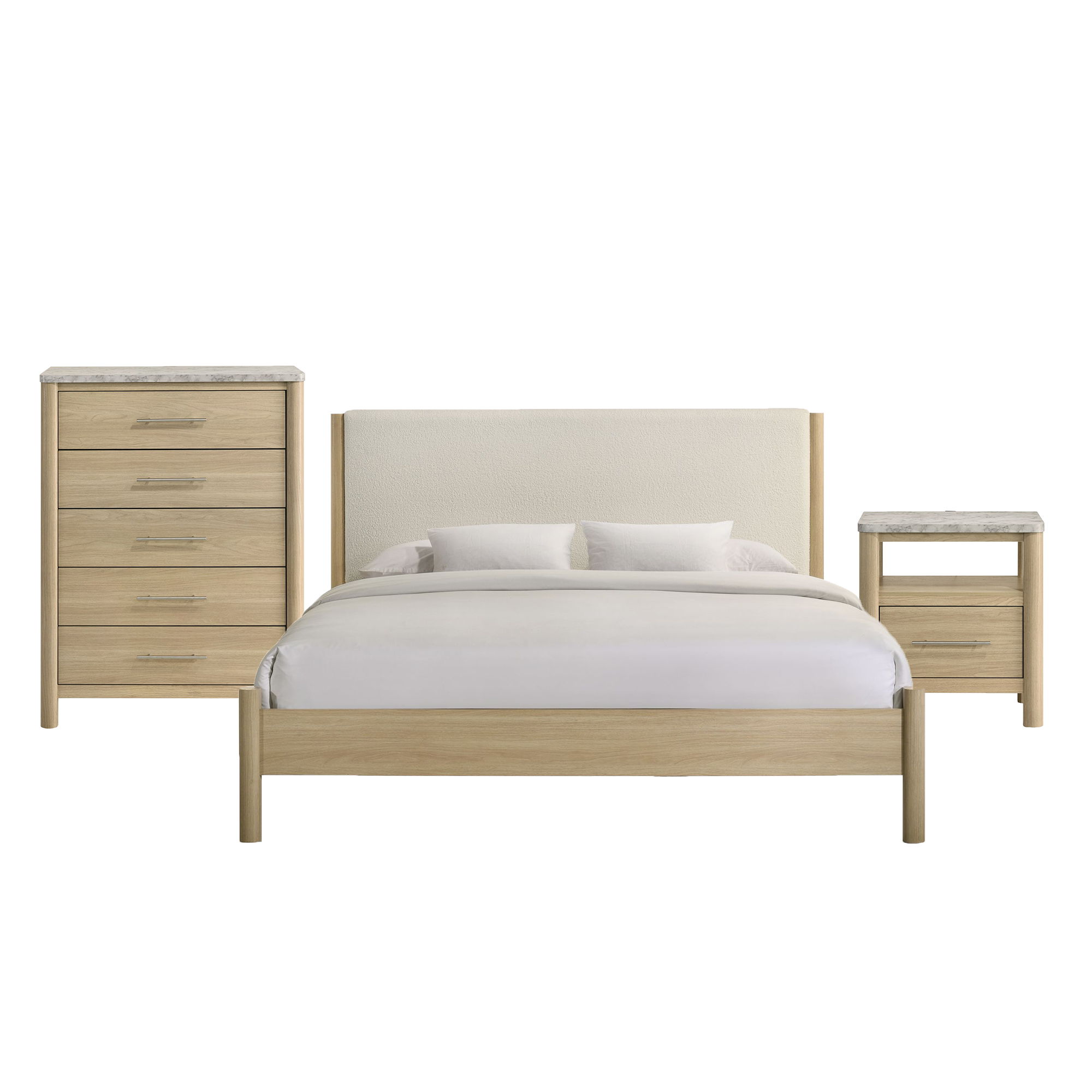 King · 3 Pc · Bedroom Set
