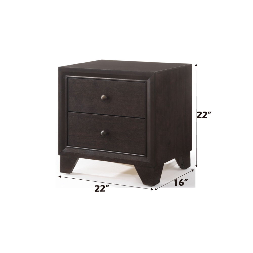 Madison - Nightstand - Espresso, dark brown, view 7