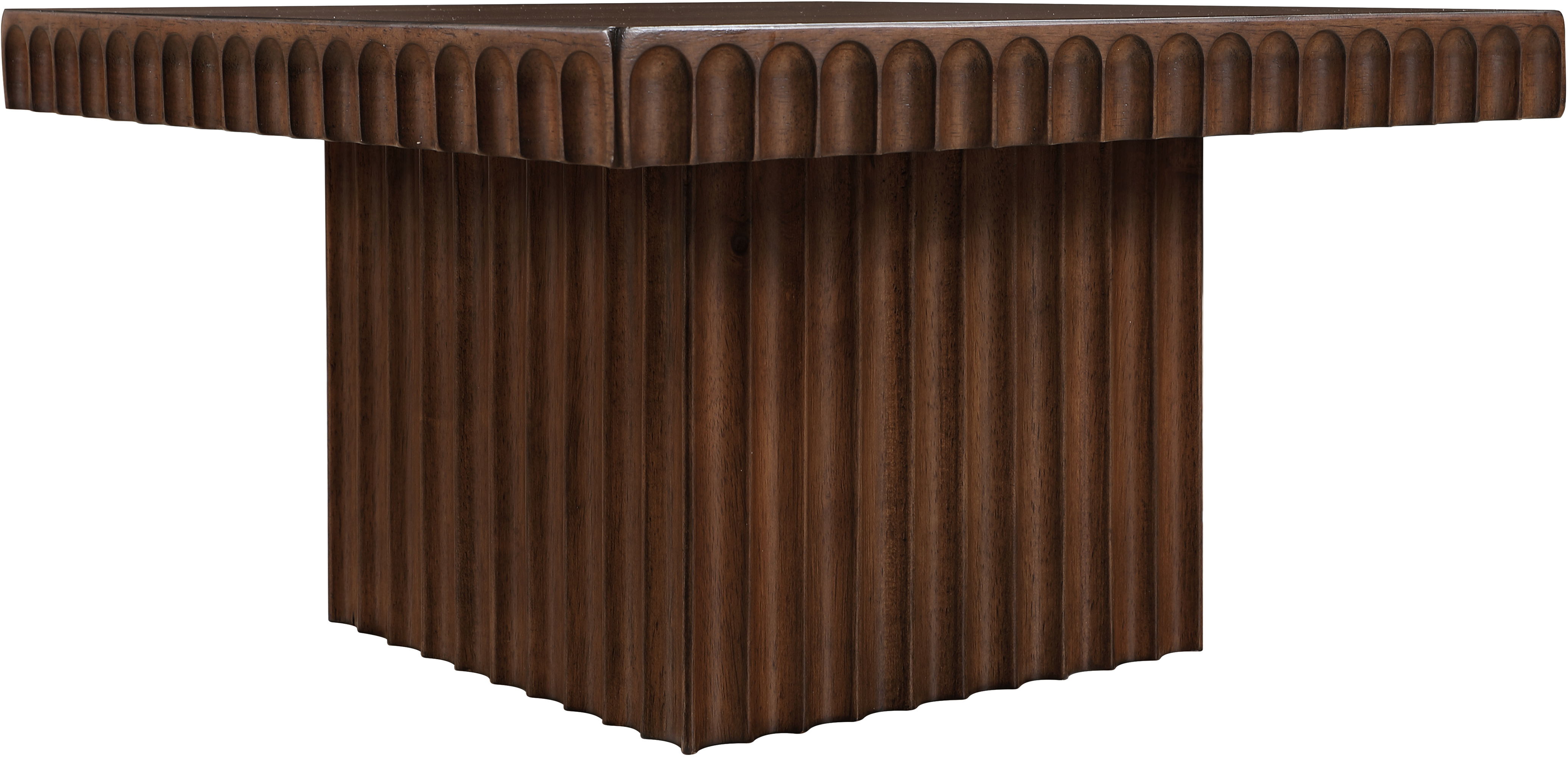 Spencer - 12" Oak Veneer Coffee Table - Brown