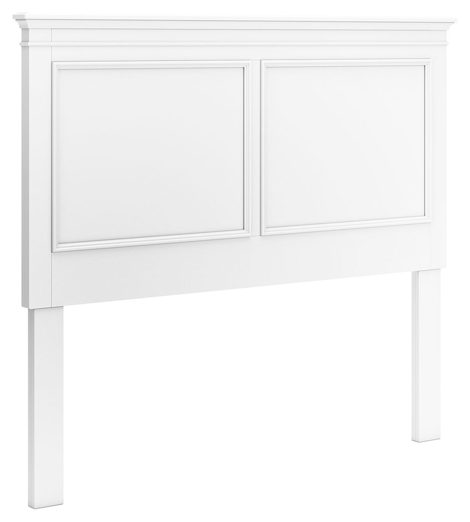 Fortman – Full Panel Headboard – White