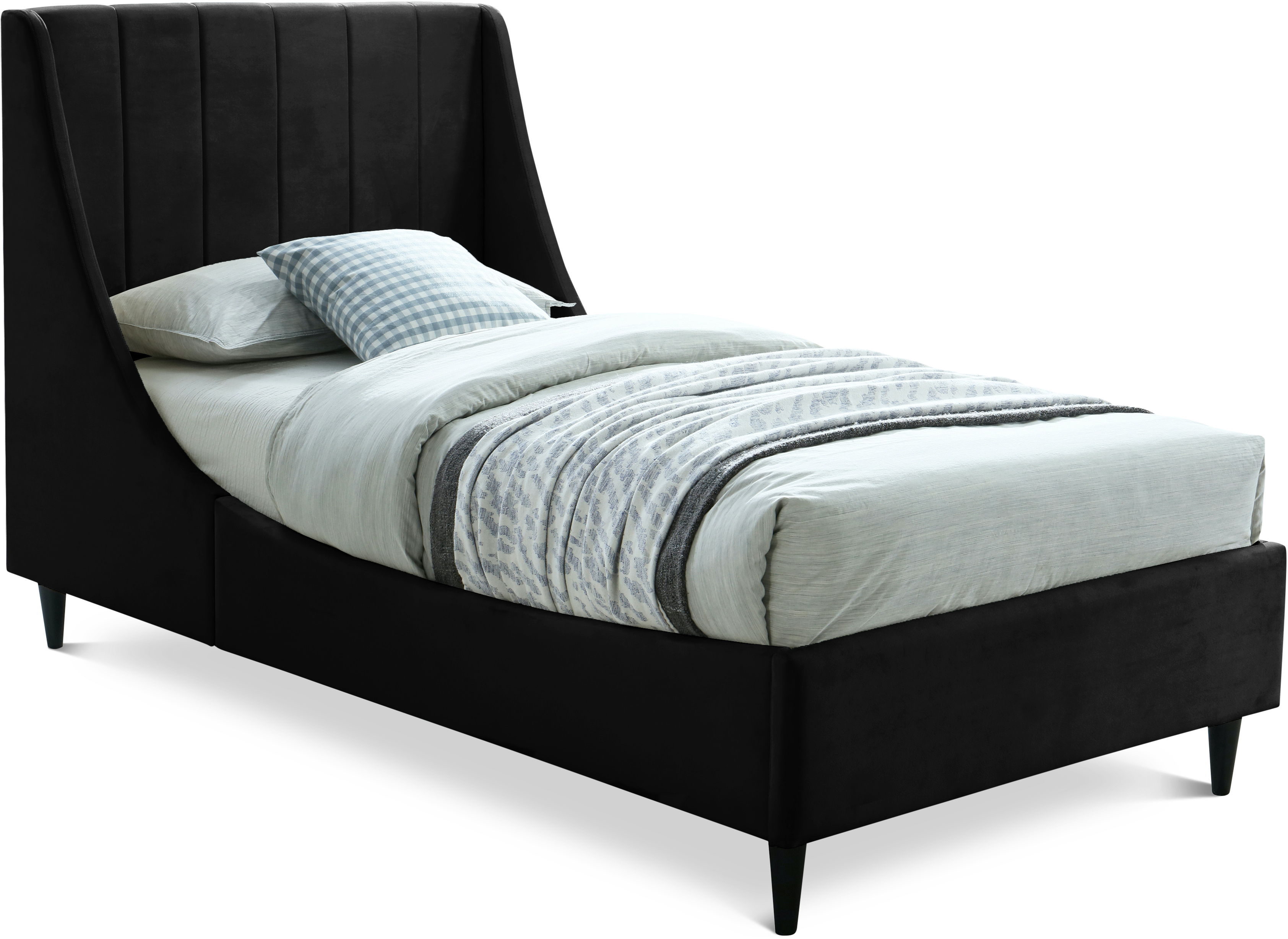 Eva - Twin Bed - Black