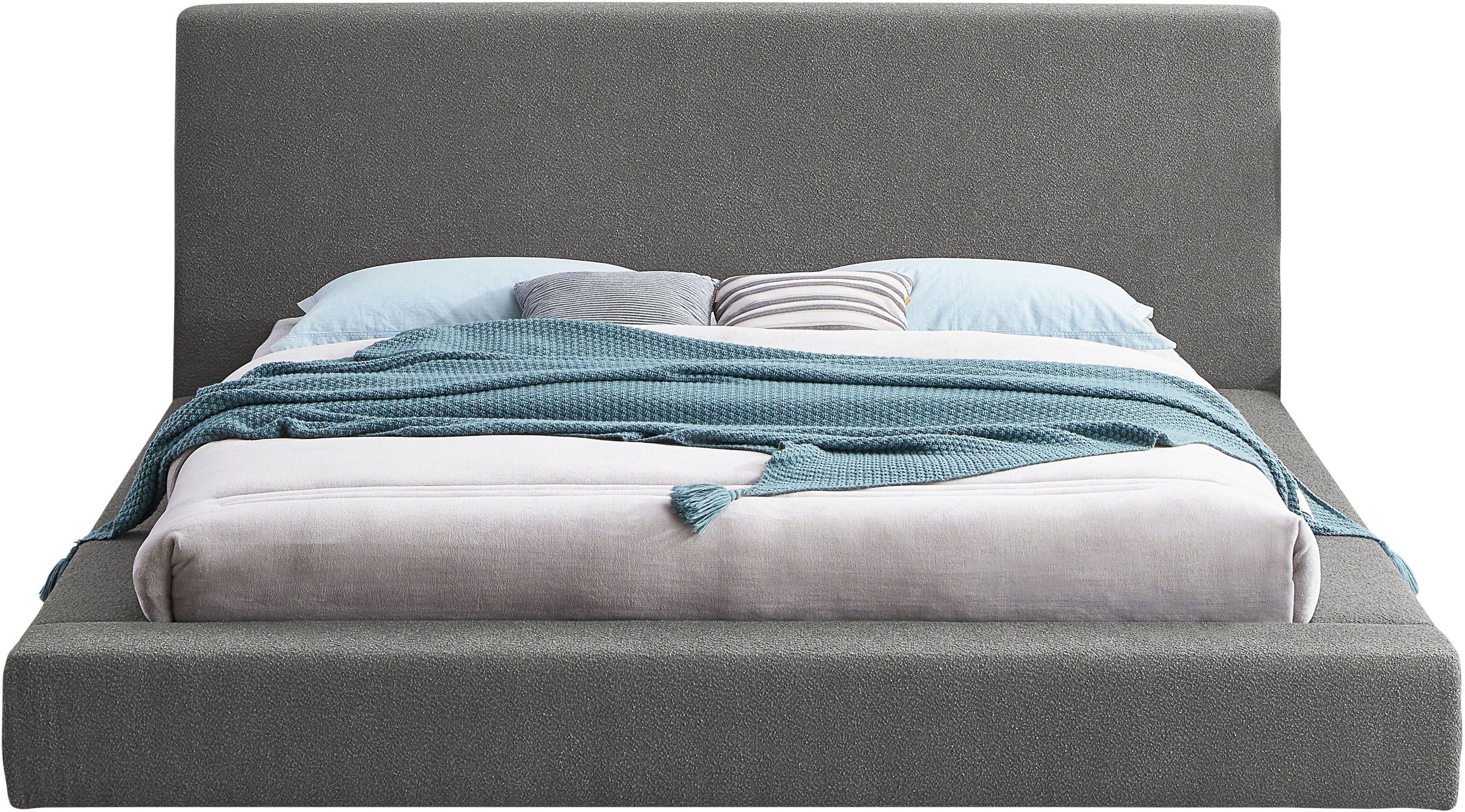 Terra - King Bed - Gray