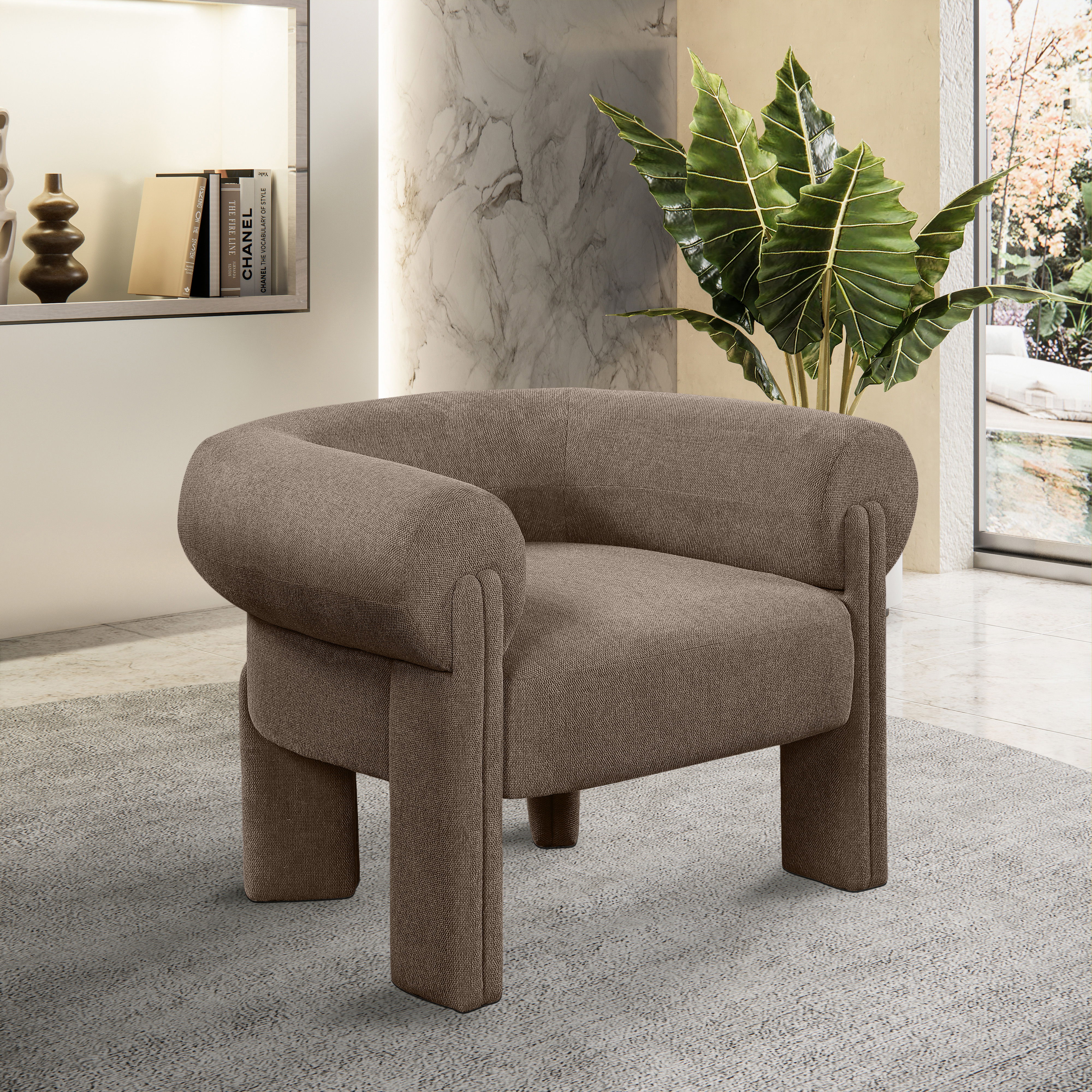 Stefano - Accent Chair - Brown
