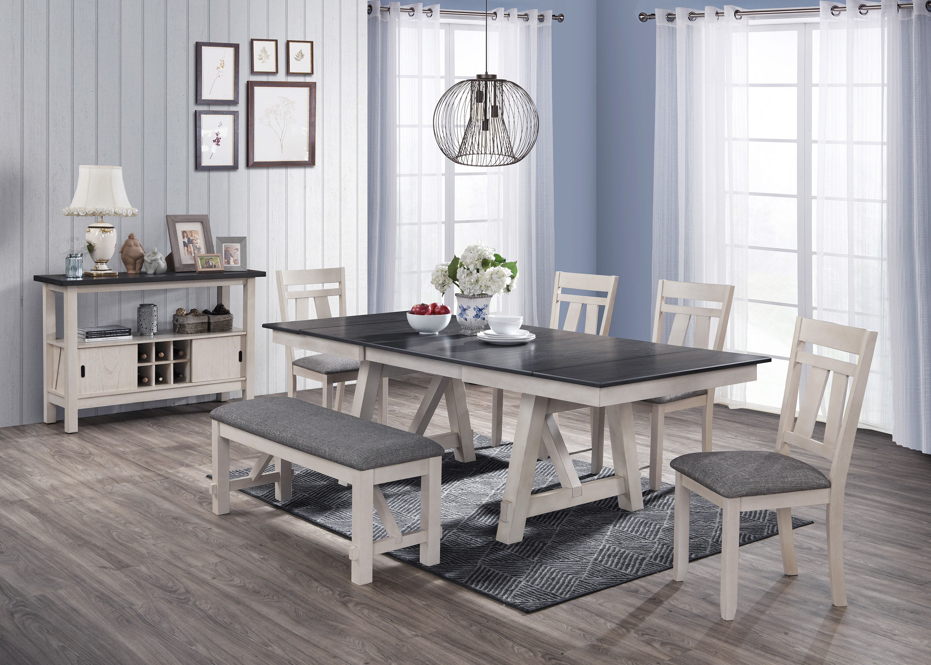 Maribelle - 6 Piece Dining Room Set - Antique White Image