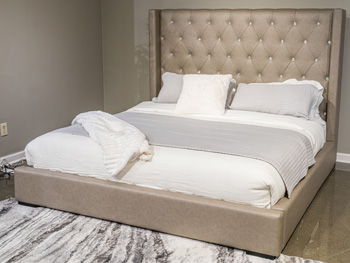 Brensley – Queen Upholstered Headboard – Taupe