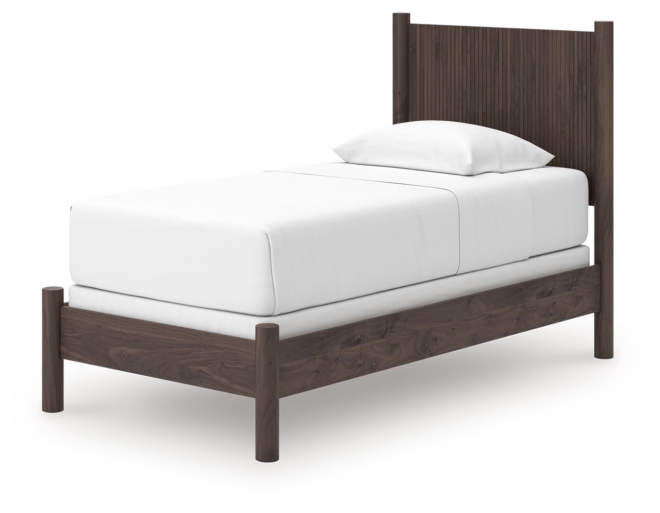Ashley Furniture Pamytta - Twin Panel Bed - Brown - Image 4