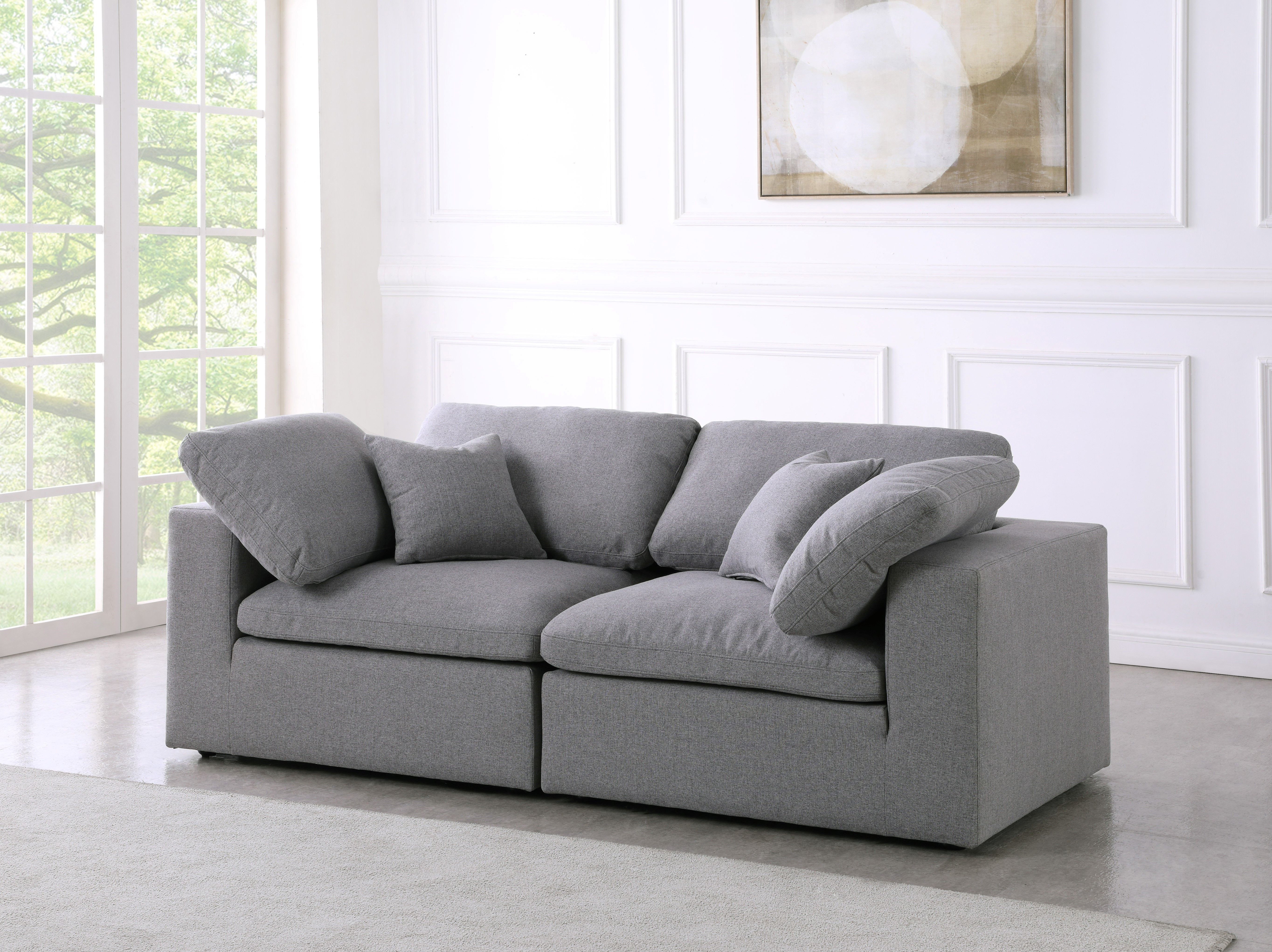 Serene - 2 Piece Modular Sofa - Gray