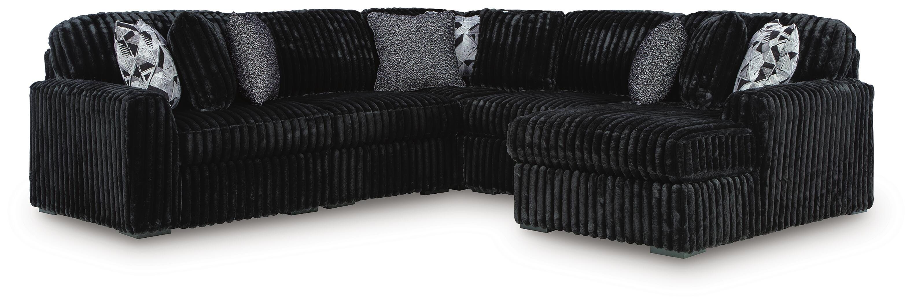 5 Pc · Sectional With Raf Corner Chaise