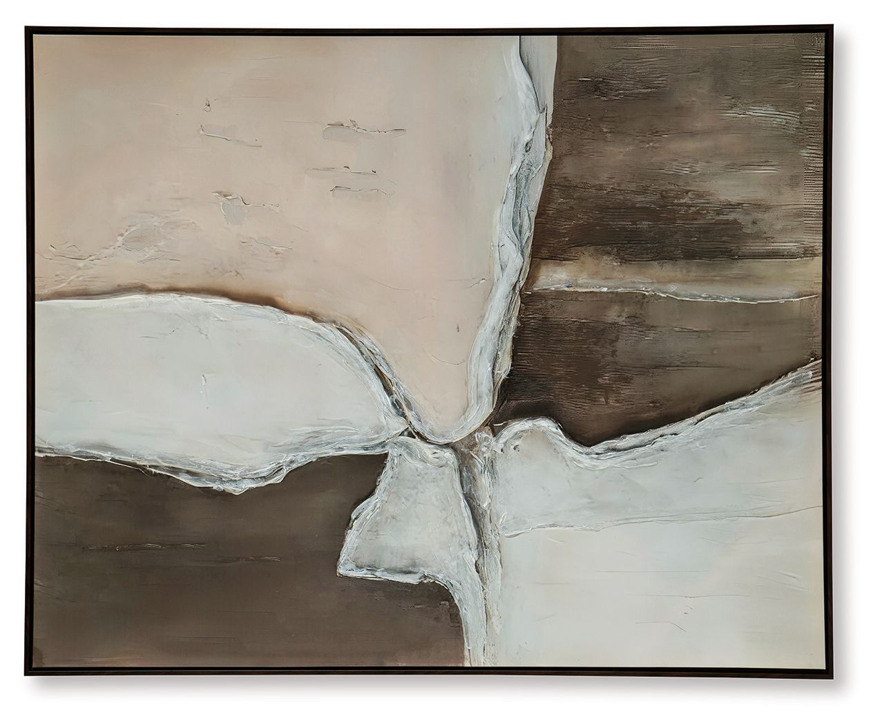 Ashley Furniture Junward - Wall Art - Brown / Tan / White - Image 6