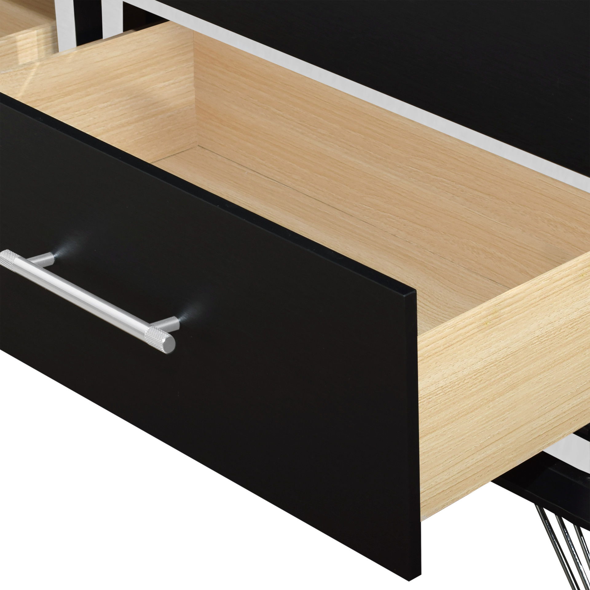 Ava - Mirror - Ebony, black, view 5