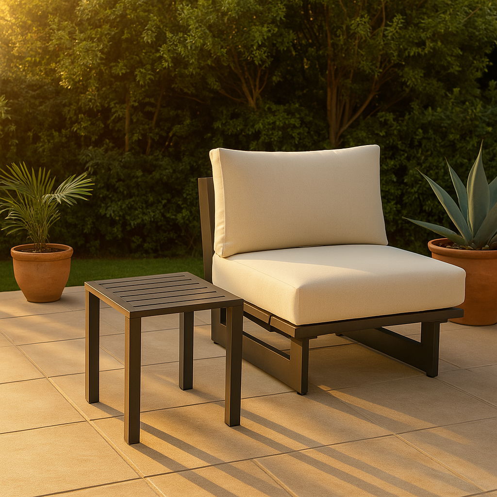 Maldives - Patio End Table - Gray