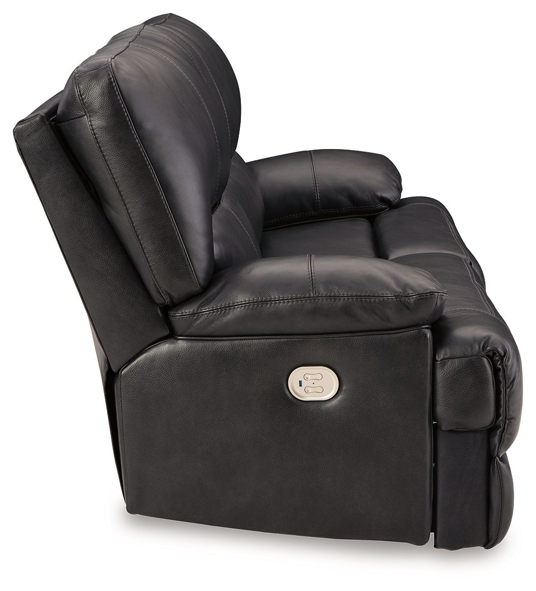 Ashley Furniture Mountainous - 2 Seat Power Reclining Sofa With Adj Headrest - Eclipse - Image 5